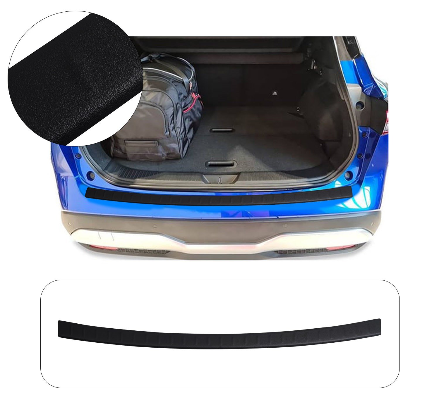 Nissan Qashqai J11 Uyumlu 2017-2020 ABS Arka Tampon Üstü Koruma