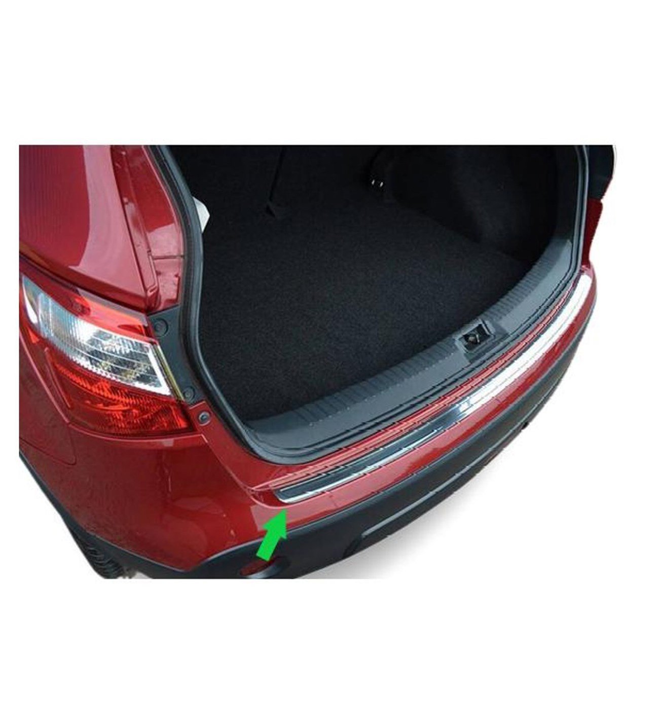 NISSAN QASHQAI UYUMLU 2007-2014 KROM ARKA TAMPON EŞİĞİ KORUMA