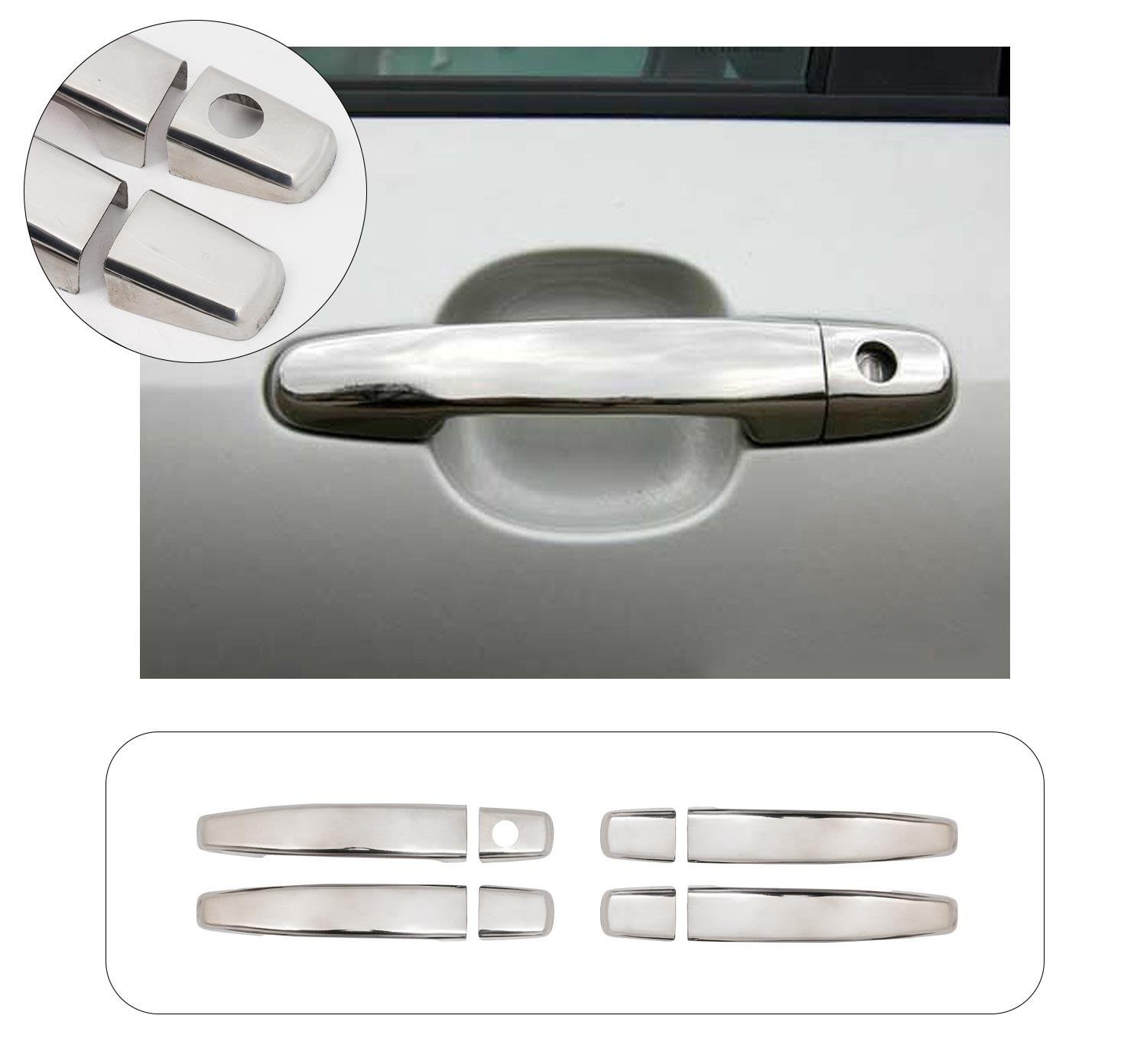 Opel Astra J 2010- Kapı Kolu 4 Kapı Paslanmaz Çelik