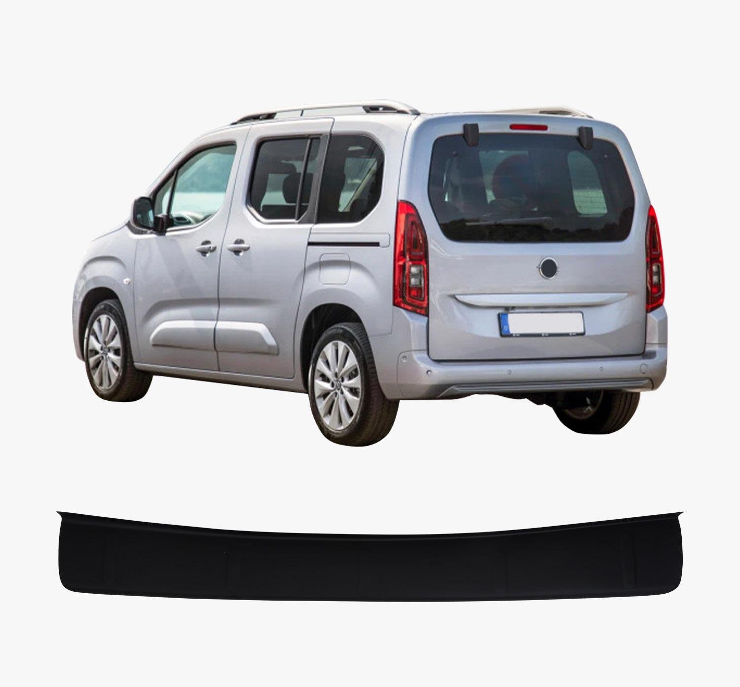 OPEL COMBO E ARKA TAMPON ÜSTÜ KORUMA GENİŞ MODEL