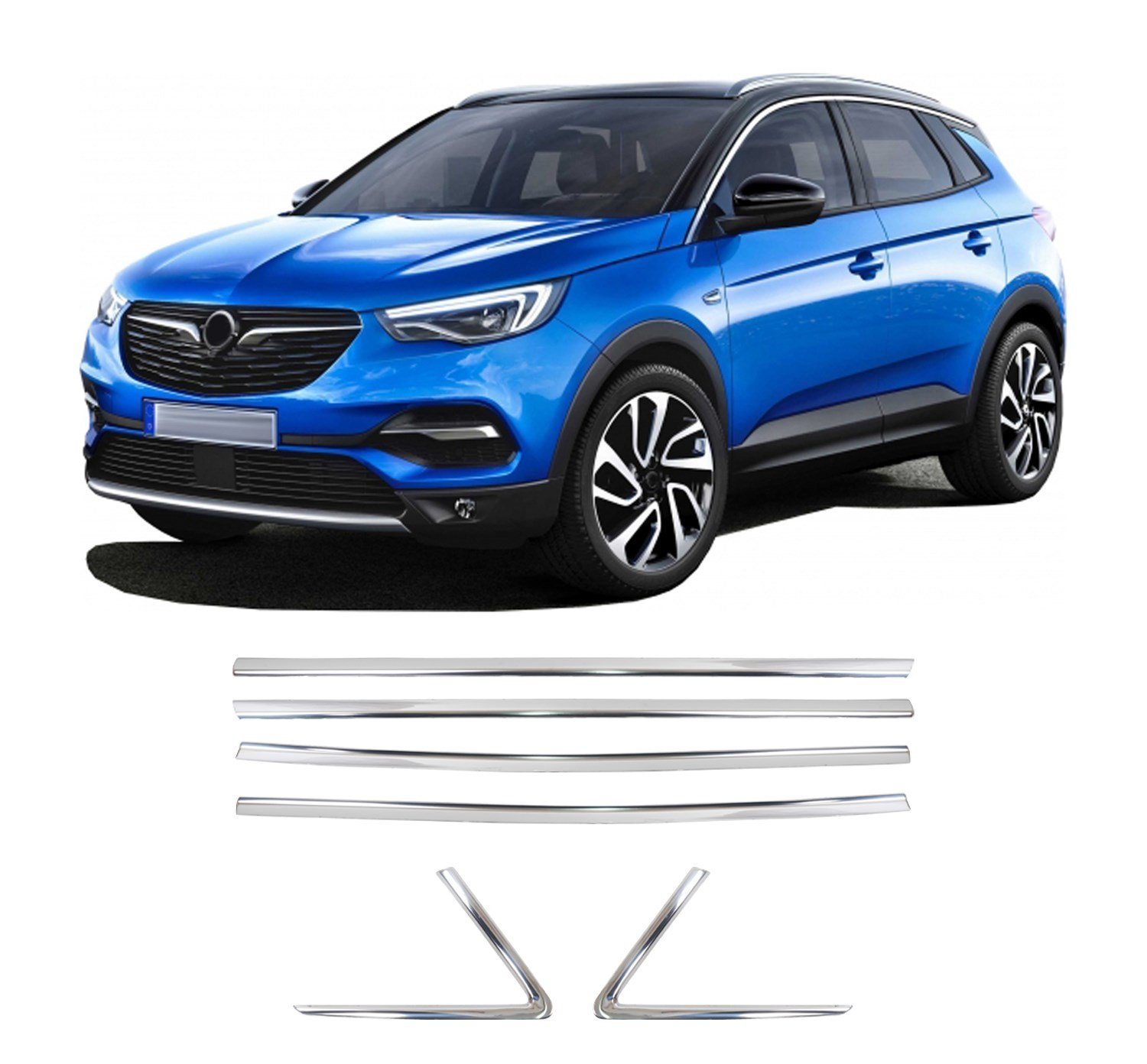 OPEL GRANDLAND X 2017- CAM ÇITASI 6 PRÇ