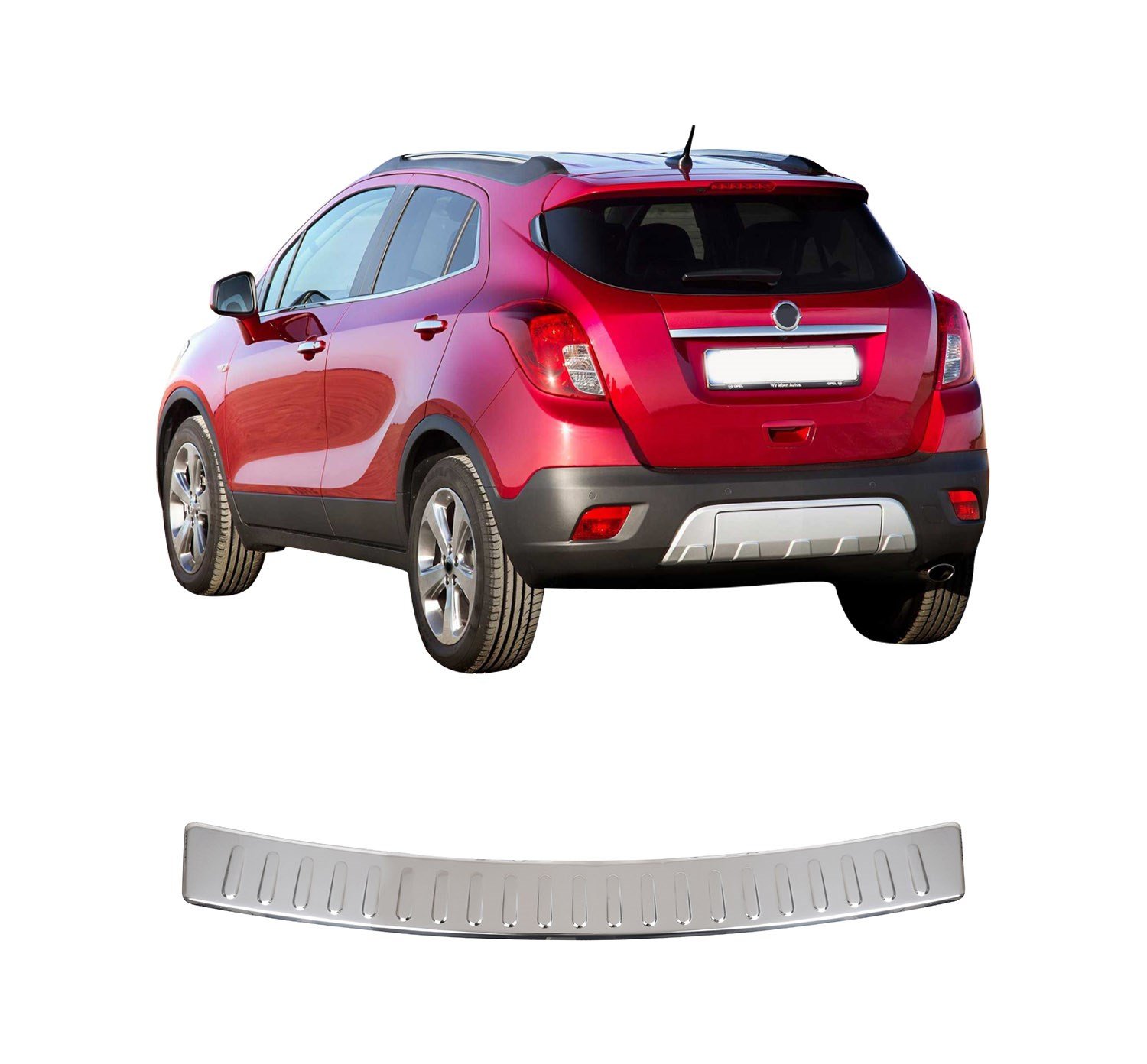 OPEL MOKKA/MOKKA X UYUMLU 2013- SONRASI KROM ARKA TAMPON EŞİĞİ KORUMA