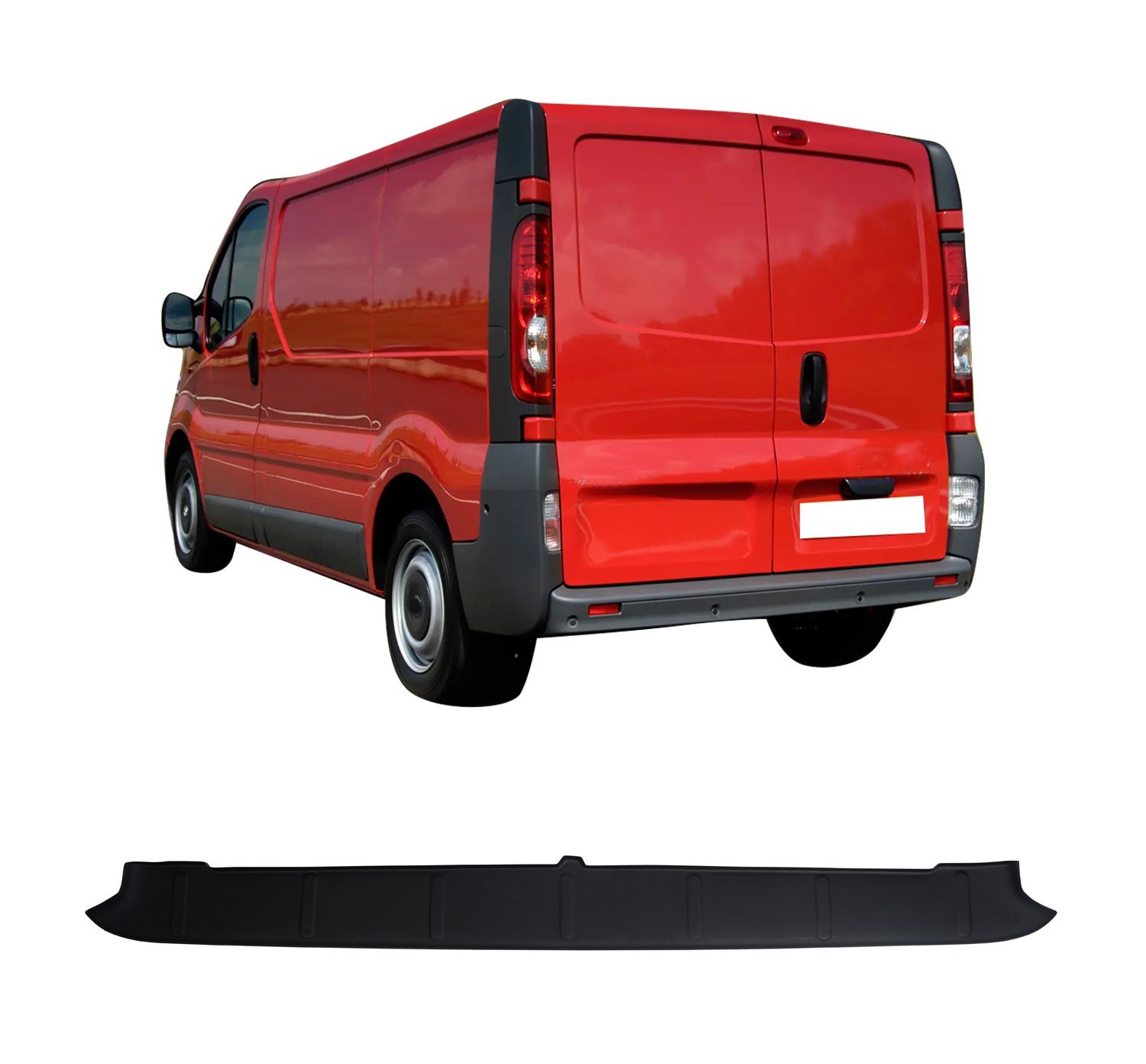OPEL VIVARO 2001- ABS GENİŞ ARKA TAMPON ÜSTÜ KORUMA