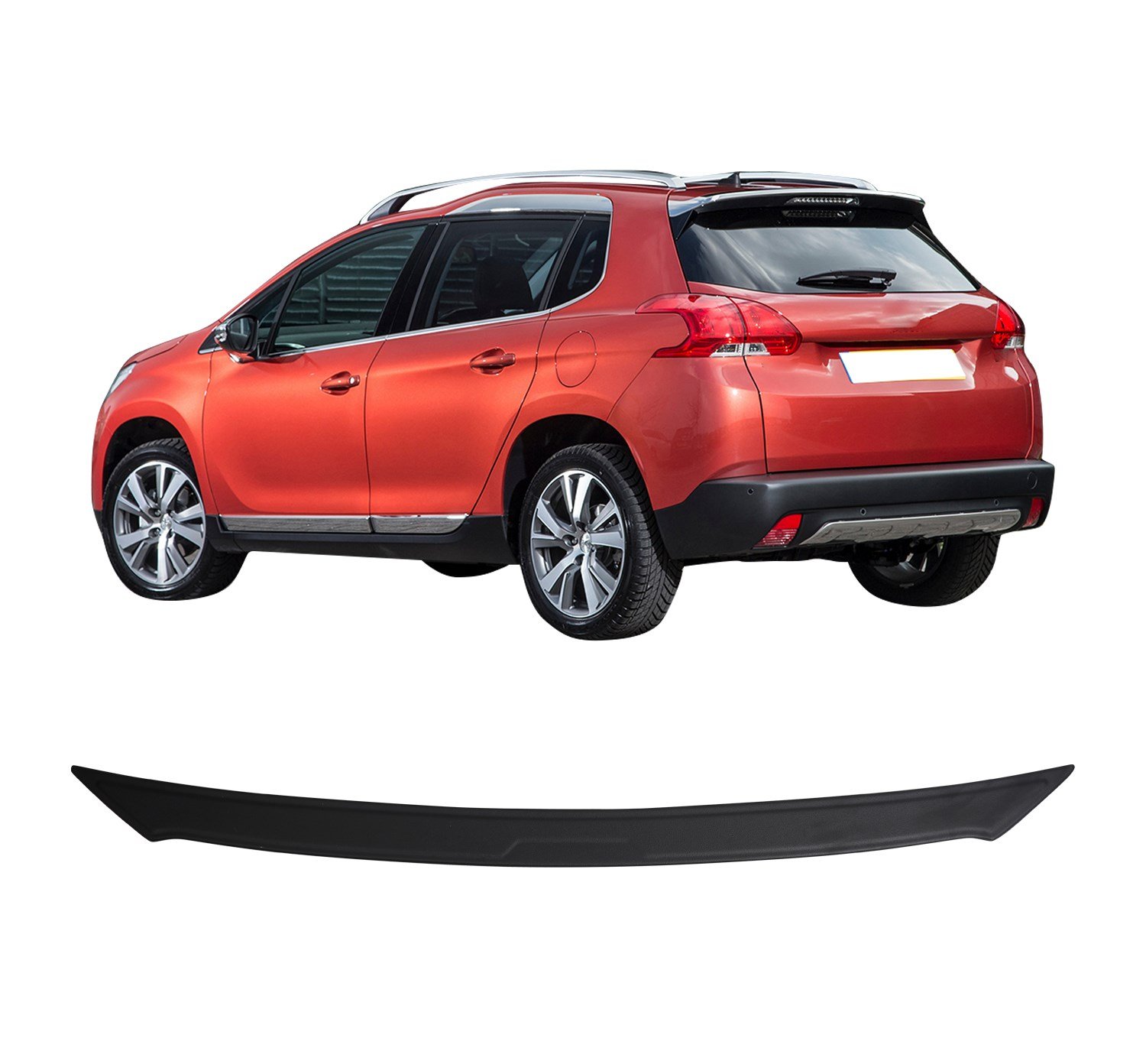 Peugeot 2008 Uyumlu 2008-2017 ABS Arka Tampon Üstü Koruma