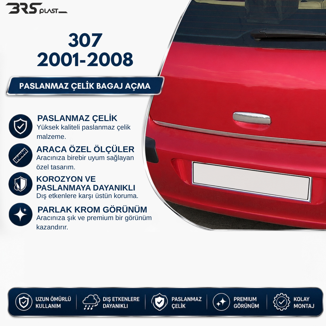 PEUGEOT 307 2001-2008 BAGAJ AÇMA