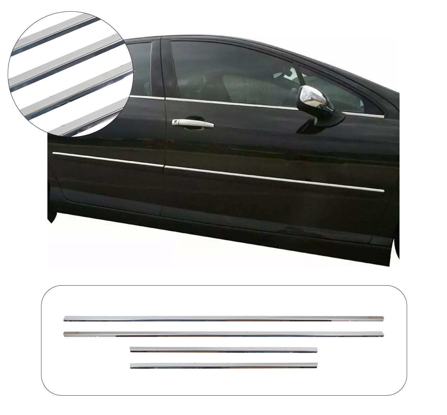 PEUGEOT 407 CAM ÇITASI 4PRÇ