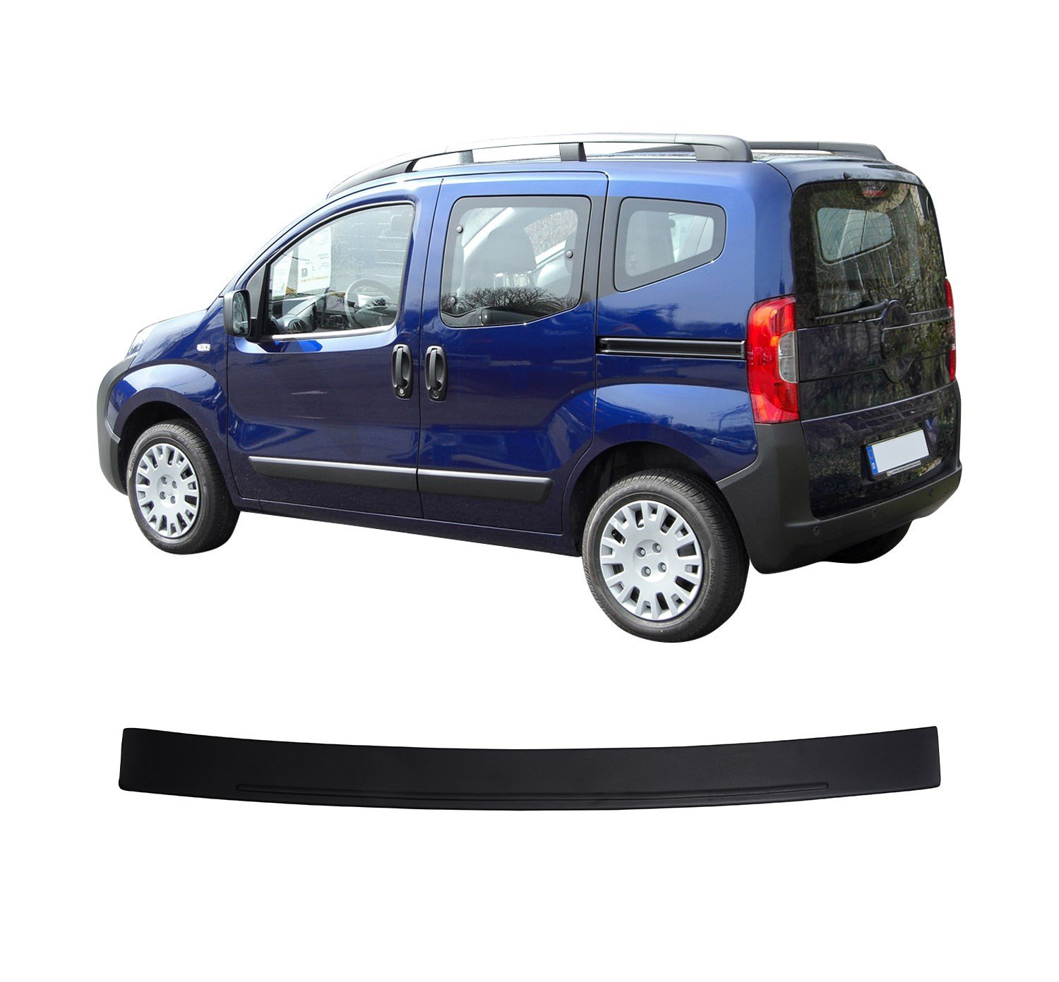 Peugeot Bipper Uyumlu 2009 ve Üzeri ABS Arka Tampon Üstü Koruma