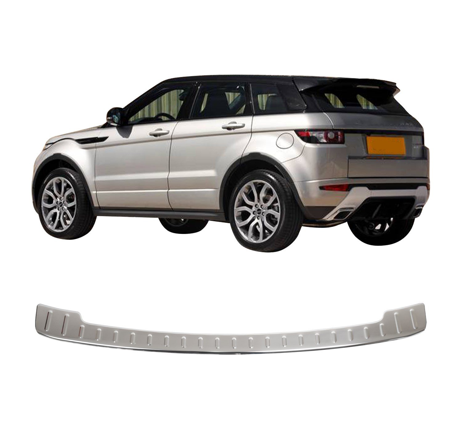 RANGE ROVER EVOQUE UYUMLU 2011- KROM ARKA TAMPON EŞİĞİ KORUMA