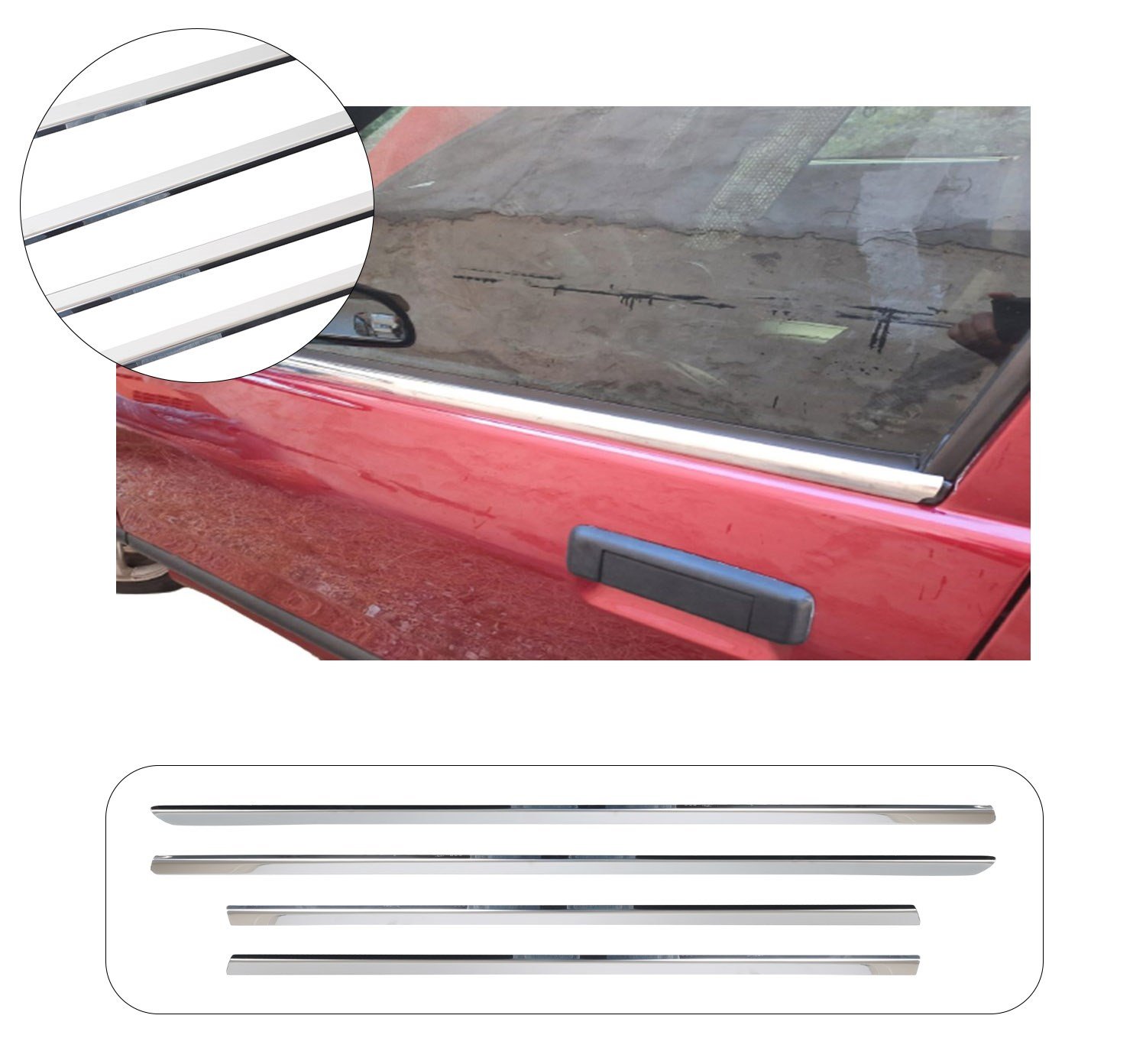 RENAULT 19 CAM ÇITASI 4 PRÇ/