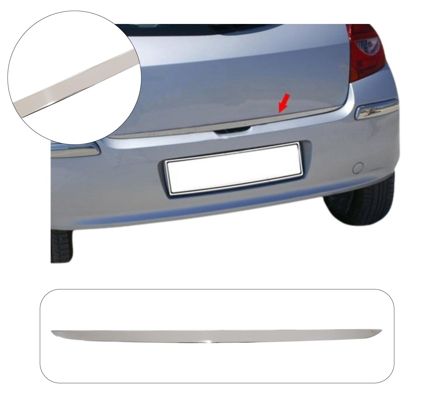RENAULT CLIO 3 HB 2006-2011 BAGAJ ALT ÇITA