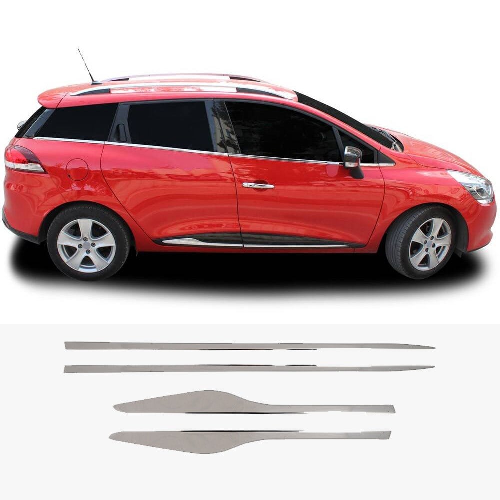 renault clio 4 hb 2012 sonrası yan kapı çıtası 4 prç