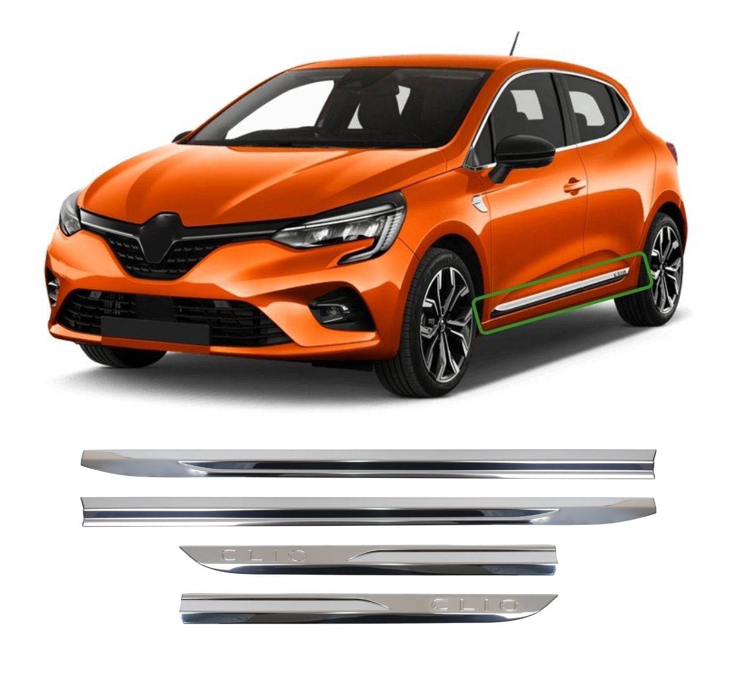 RENAULT CLIO 5 2019- YAN KAPI ÇITASI