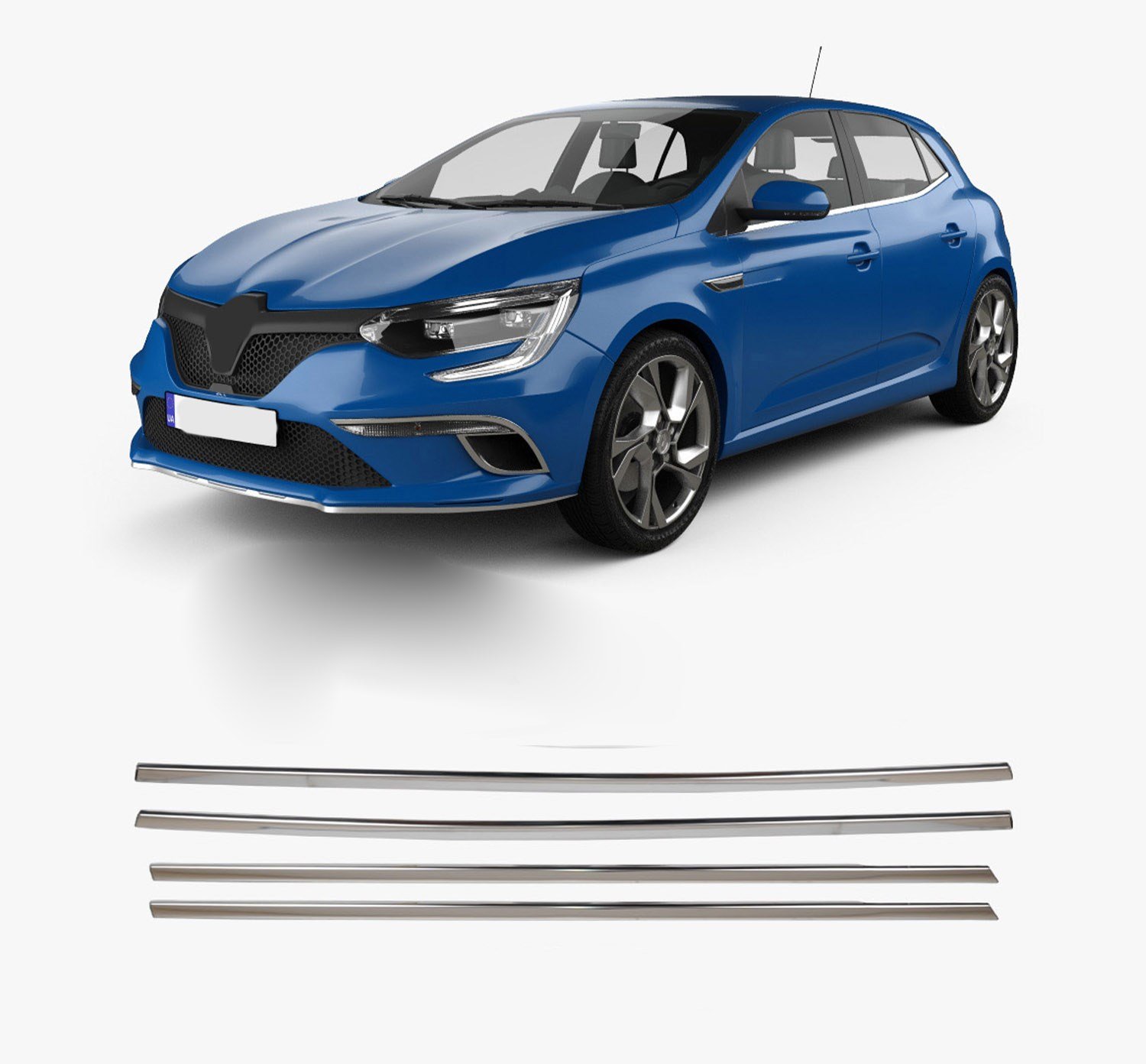 RENAULT MEGANE 4 2016- CAM ÇITASI 4 PRÇ