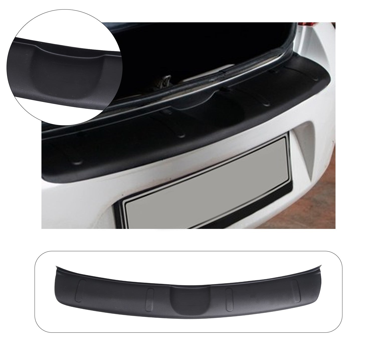 RENAULT SYMBOL 2009-2013 ABS GENİŞ ARKA TAMPON ÜSTÜ KORUMA