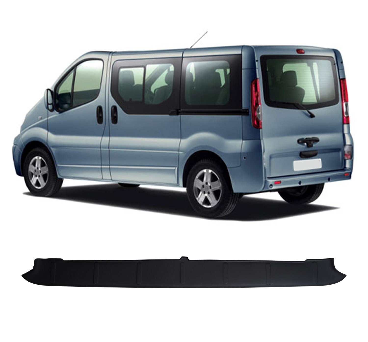 RENAULT TRAFIC 2001- ABS GENİŞ ARKA TAMPON ÜSTÜ KORUMA