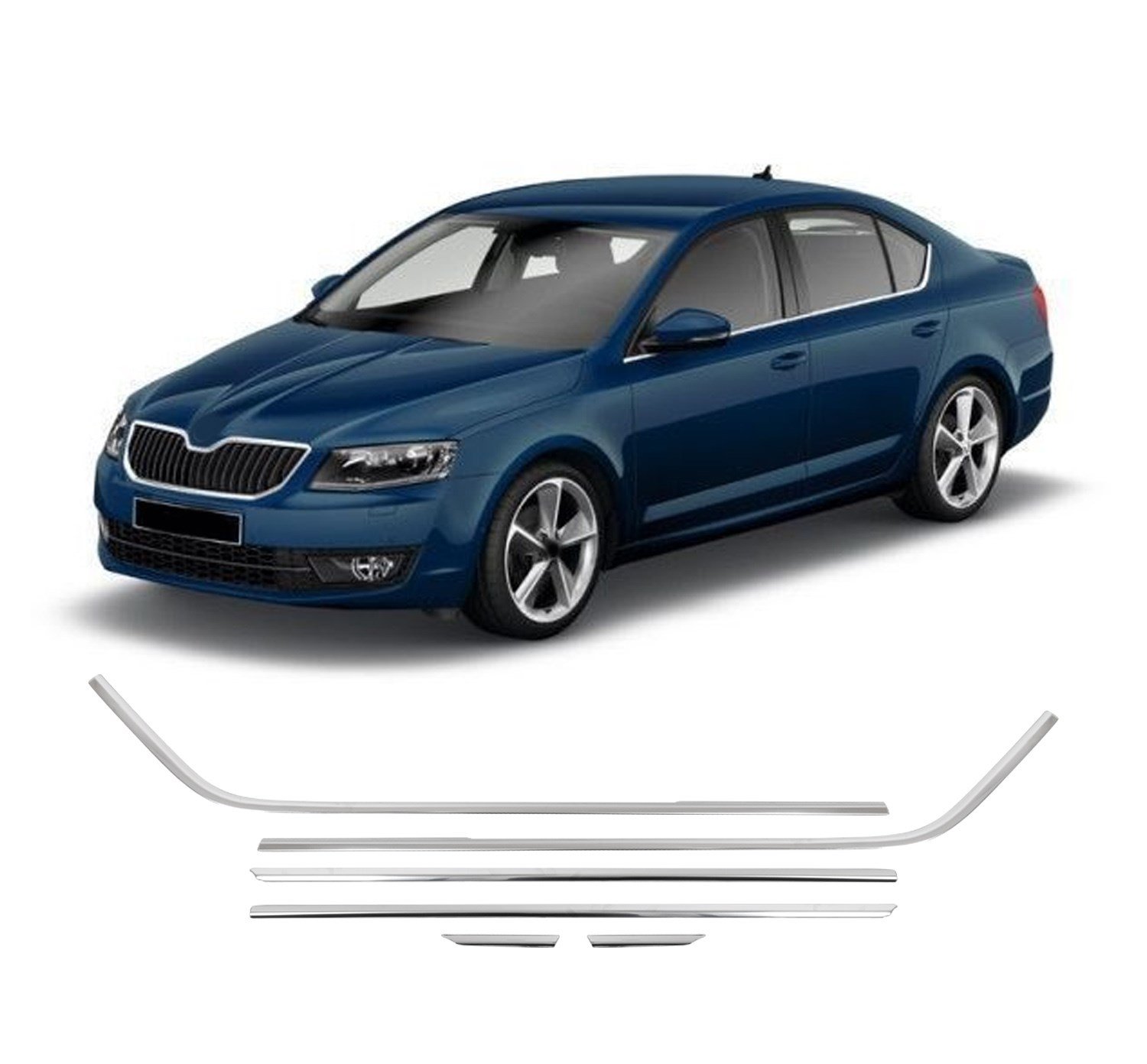 SKODA OCTAVIA A7 2013- CAM ÇITASI 6 PRÇ