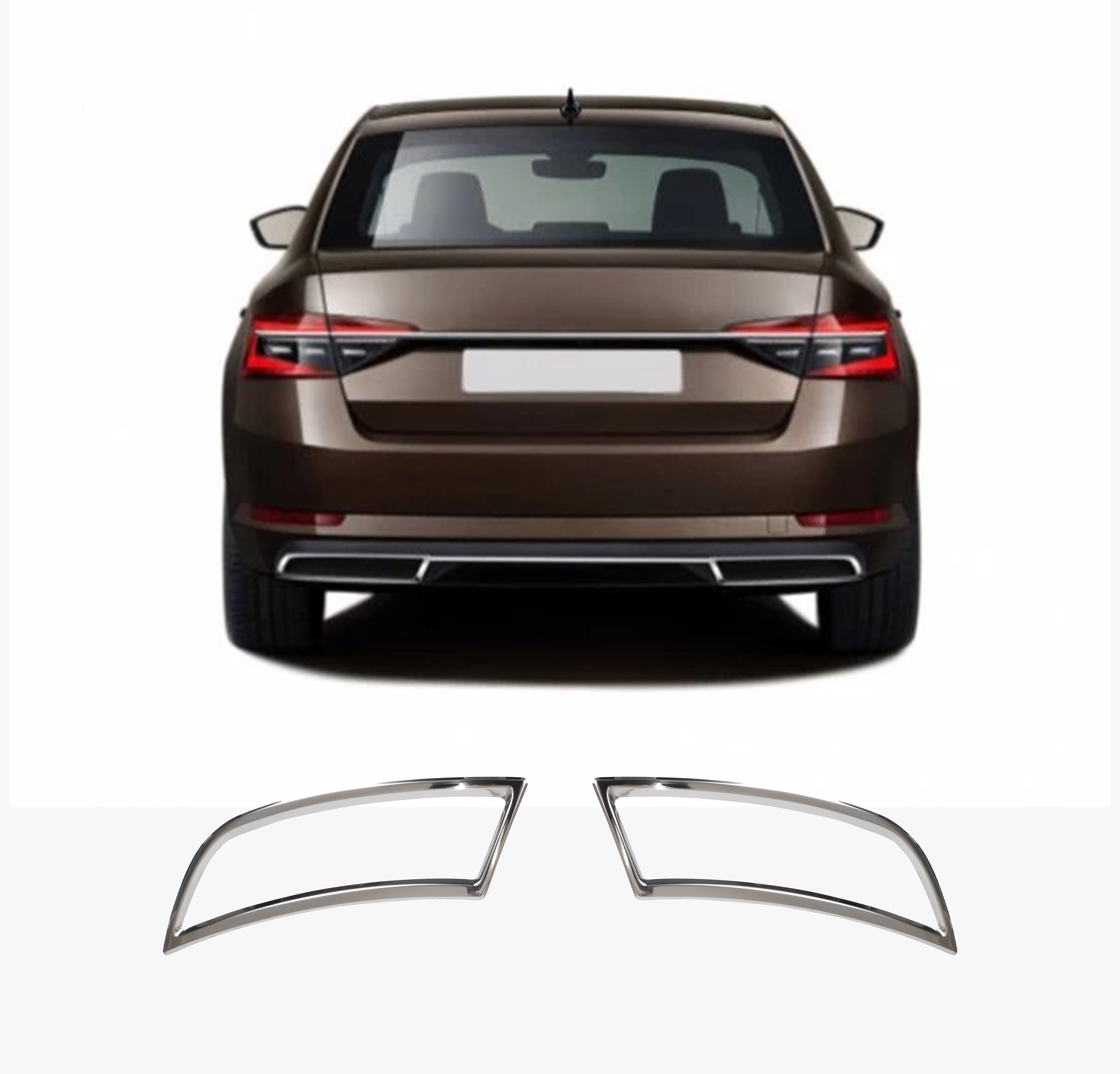 SKODA SUPERB 2015- EGZOZ ÇERÇEVESİ 2PRÇ
