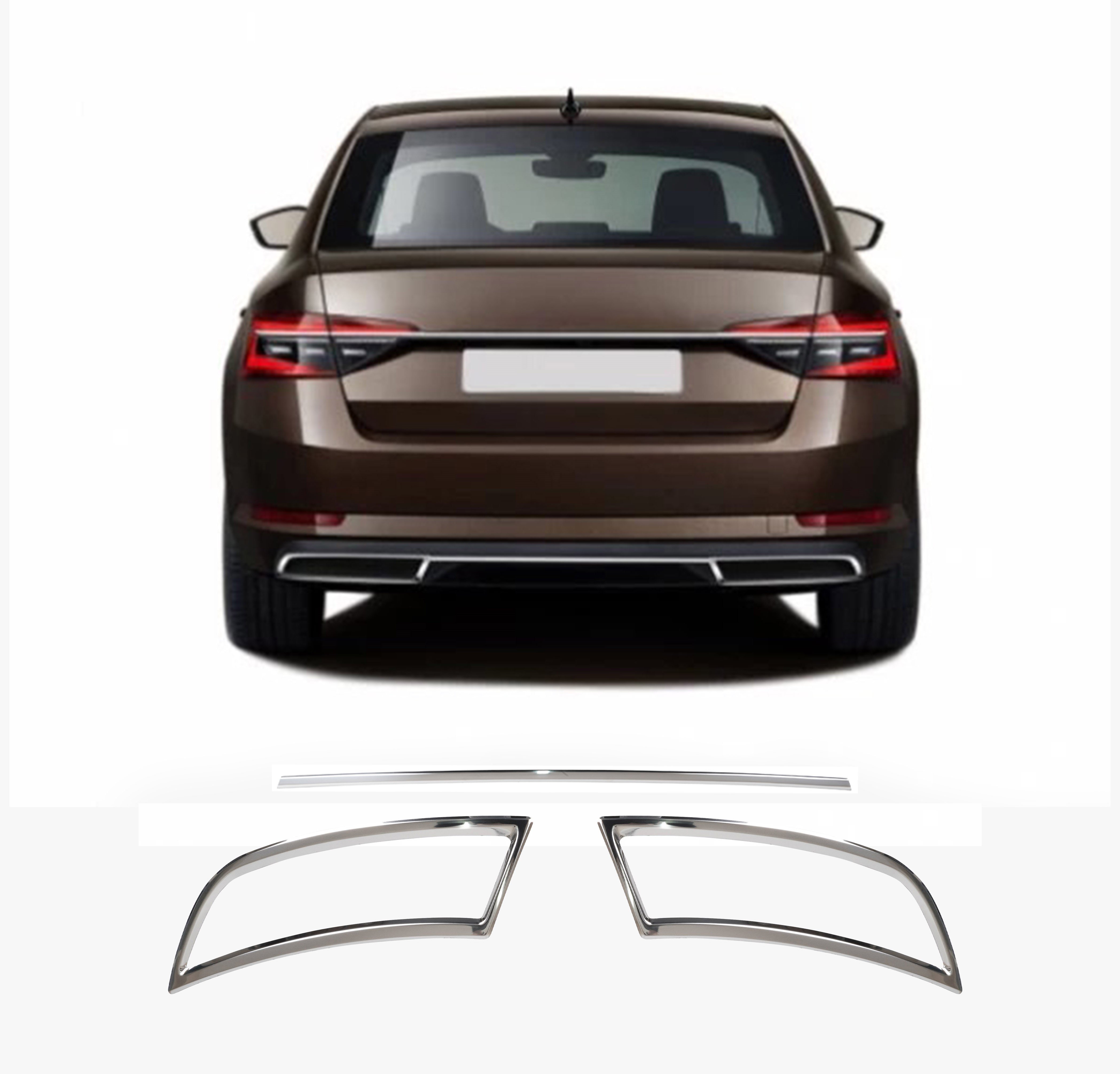 SKODA SUPERB EGZOZ ÇERÇEVESİ 2015- 3PRÇ