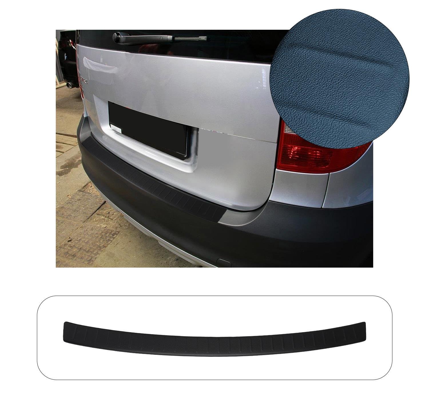 SKODA YETI 2 2013- ABS ARKA TAMPON ÜSTÜ KORUMA