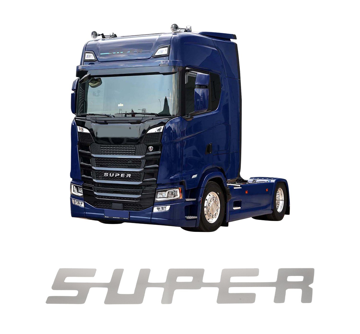 TIR GRUBU UNIVERSAL SUPER YAZILI KROM AKSESUAR