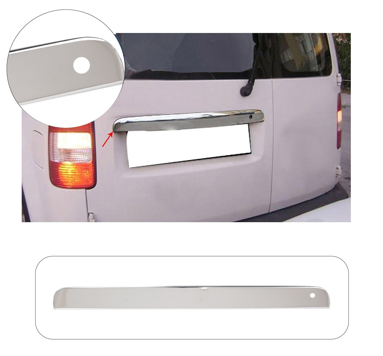 VW CADDY 2003-2010 BAGAJ ÇITASI ÇİFT KAPILI