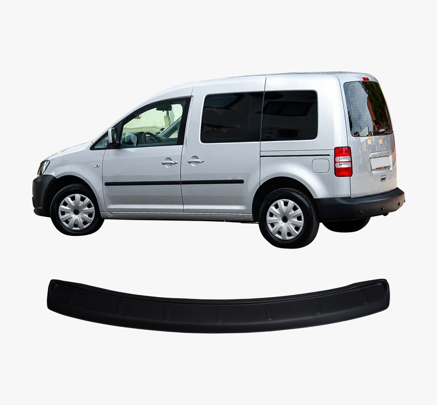 VW CADDY 2003-2015 ABS GENİŞ ARKA TAMPON ÜSTÜ KORUMA