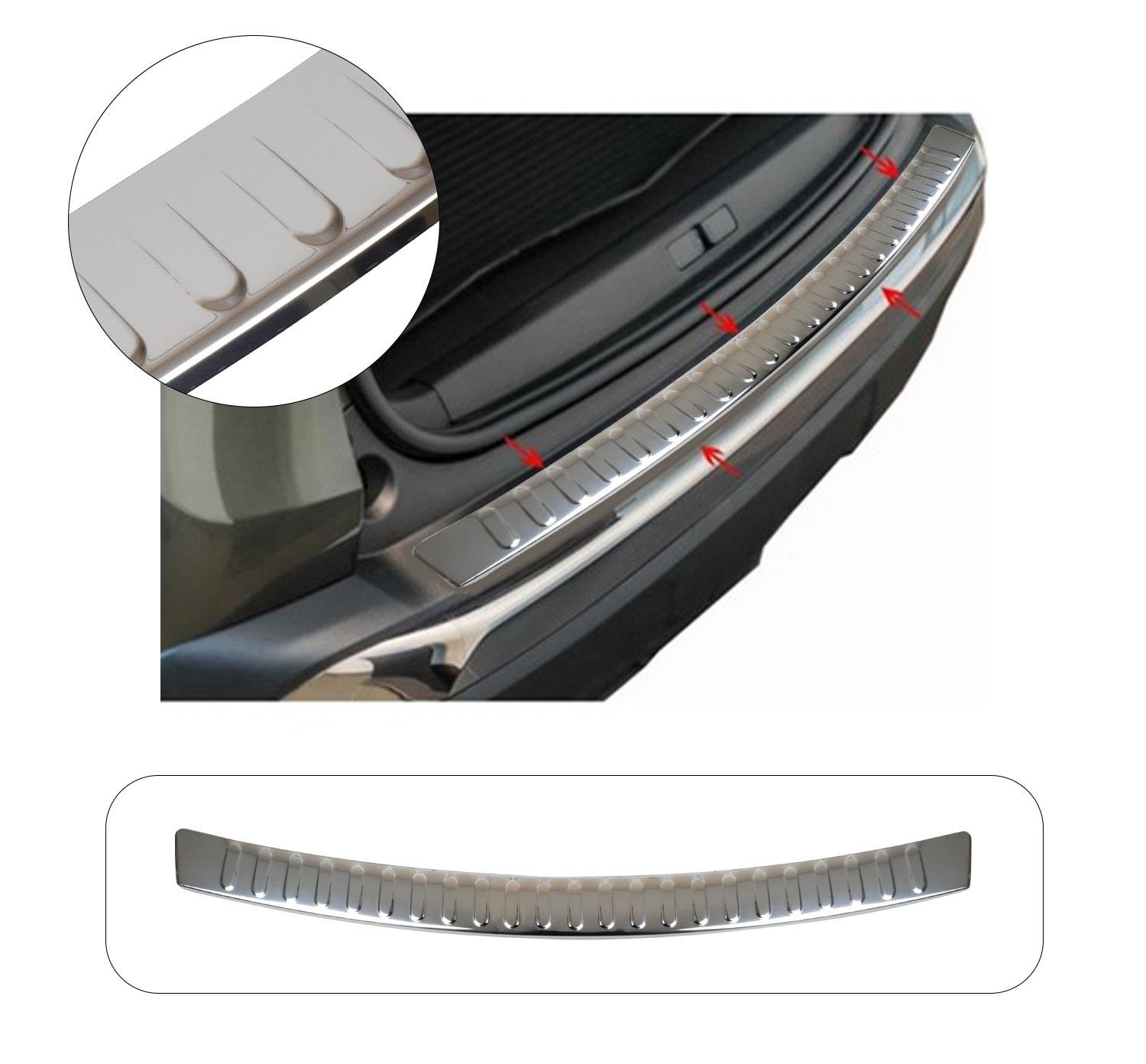 VW GOLF 6 PLUS 2009-2014 KROM PARLAK ARKA TAMPON ÜSTÜ KORUMA