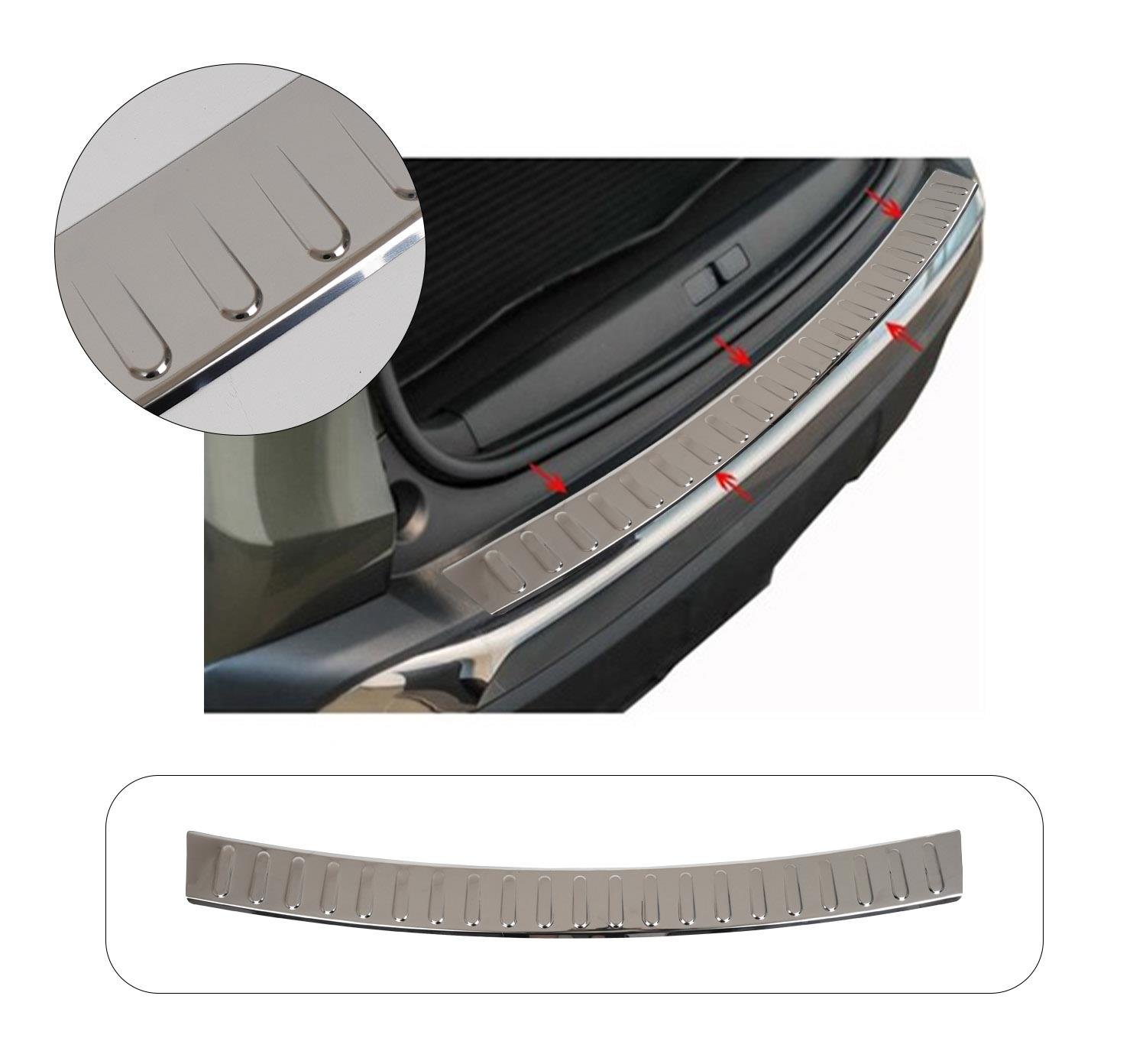 VW GOLF 6 SW 2008-2012 KROM PARLAK ARKA TAMPON ÜSTÜ KORUMA