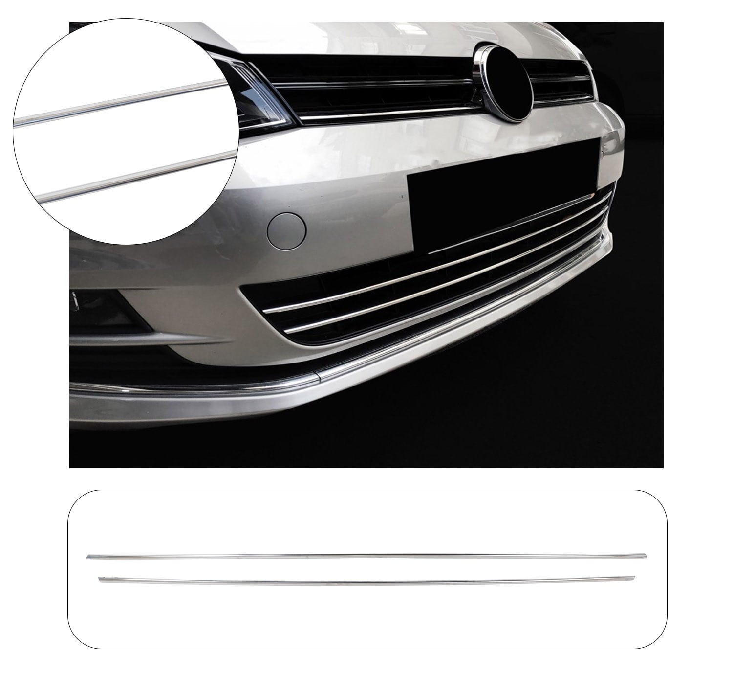 VW GOLF 7 ÖN TAMPON ÇITASI