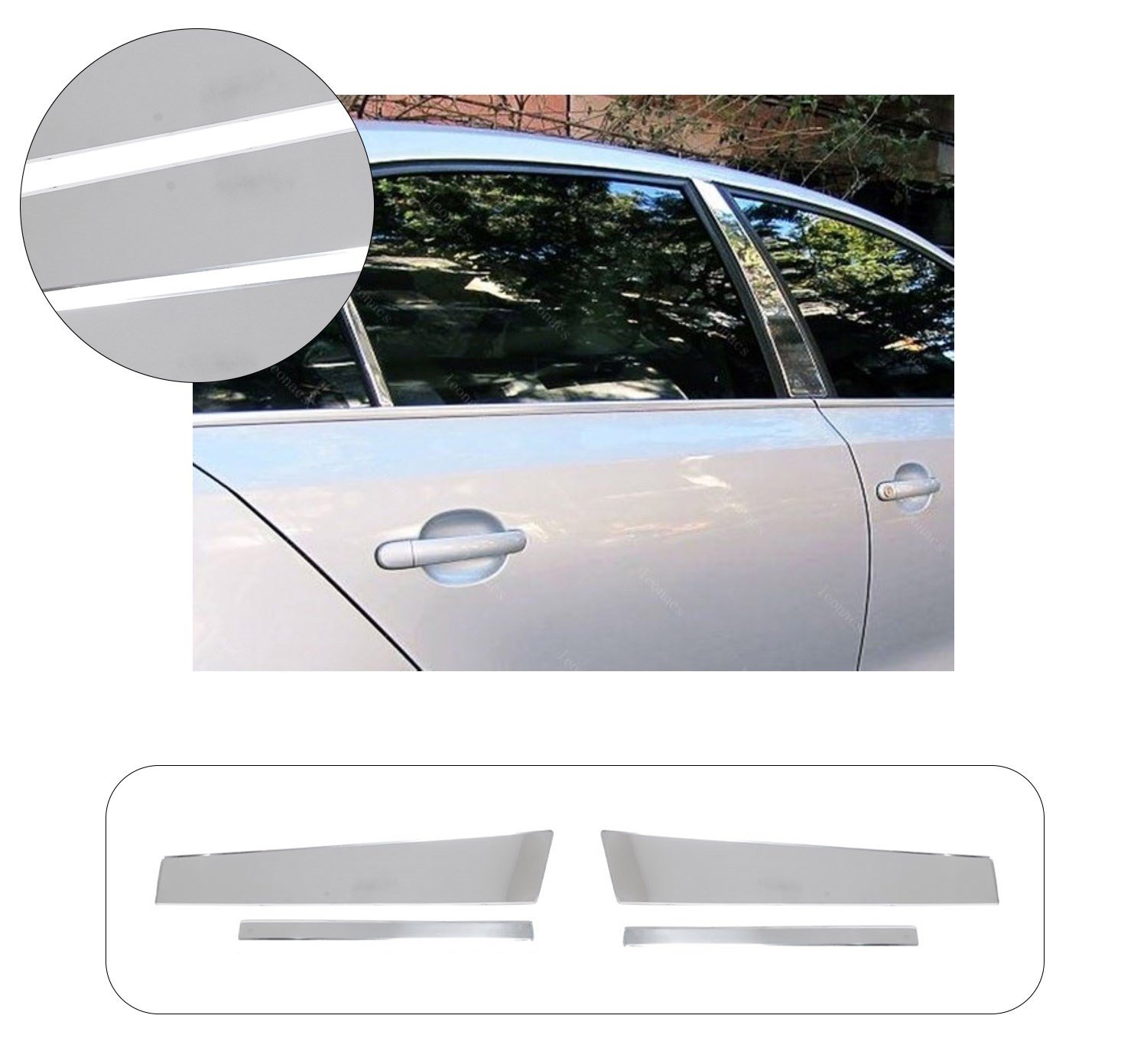 VW JETTA 2011-2016 KAPI DİREĞİ 4 PRÇ