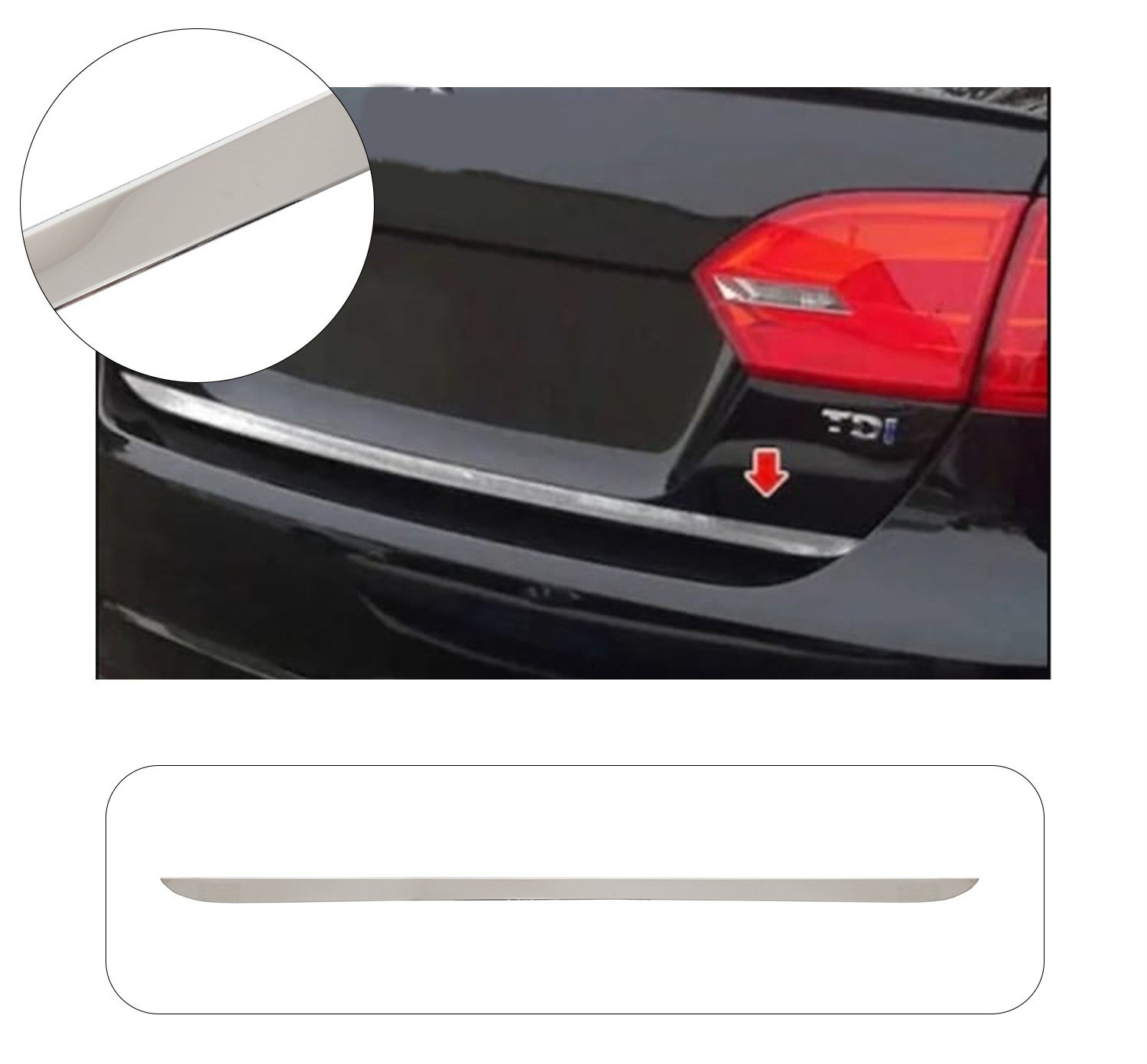 VW JETTA 6 SD 2011-2014 BAGAJ ALT ÇITA