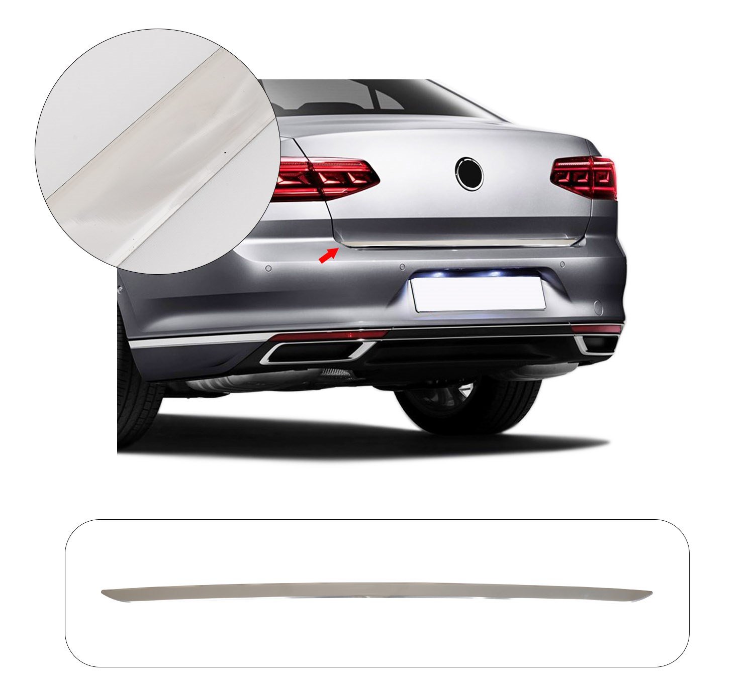 VW PASSAT b8 bagaj alt çıtası