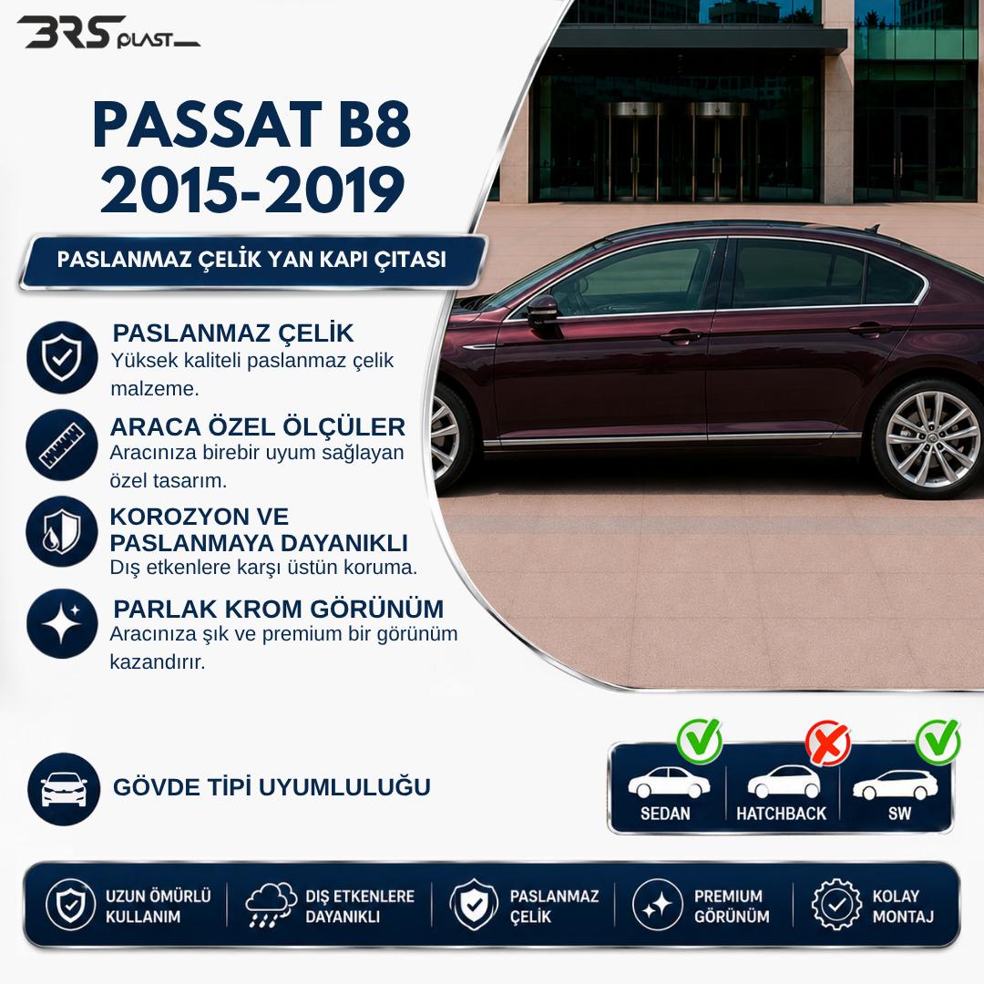 VW PASSAT B8 YAN KAPI ÇITASI
