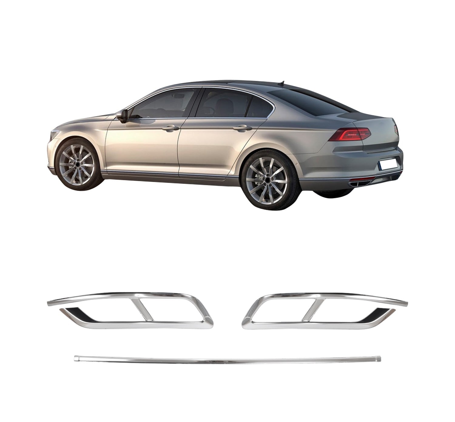 VW PASSAT B8,5 DİFÜZÖR ÇİFT ÇIKIŞ