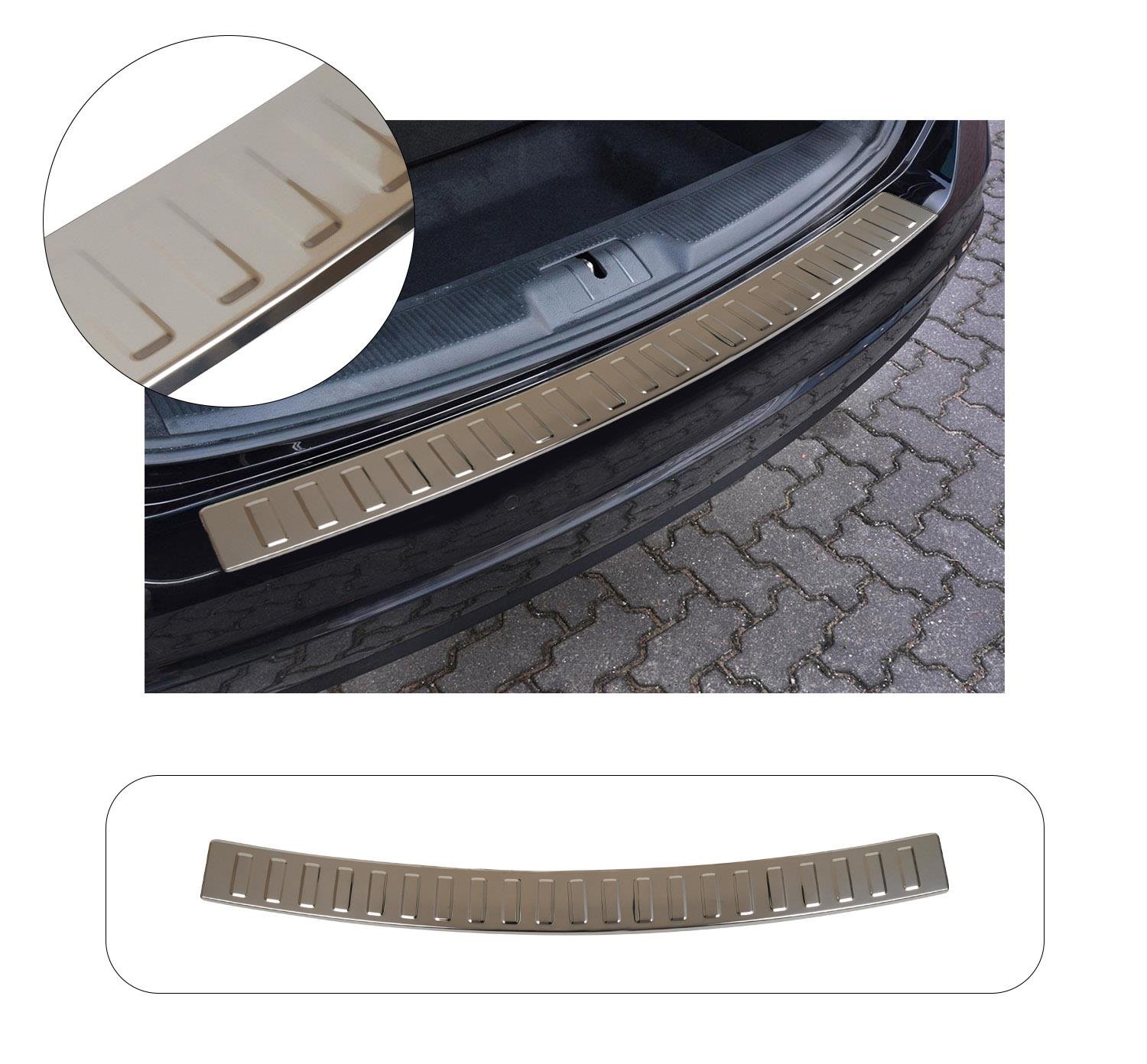 VW SHARAN 2 2012-2016 KROM PARLAK ARKA TAMPON ÜSTÜ KORUMA