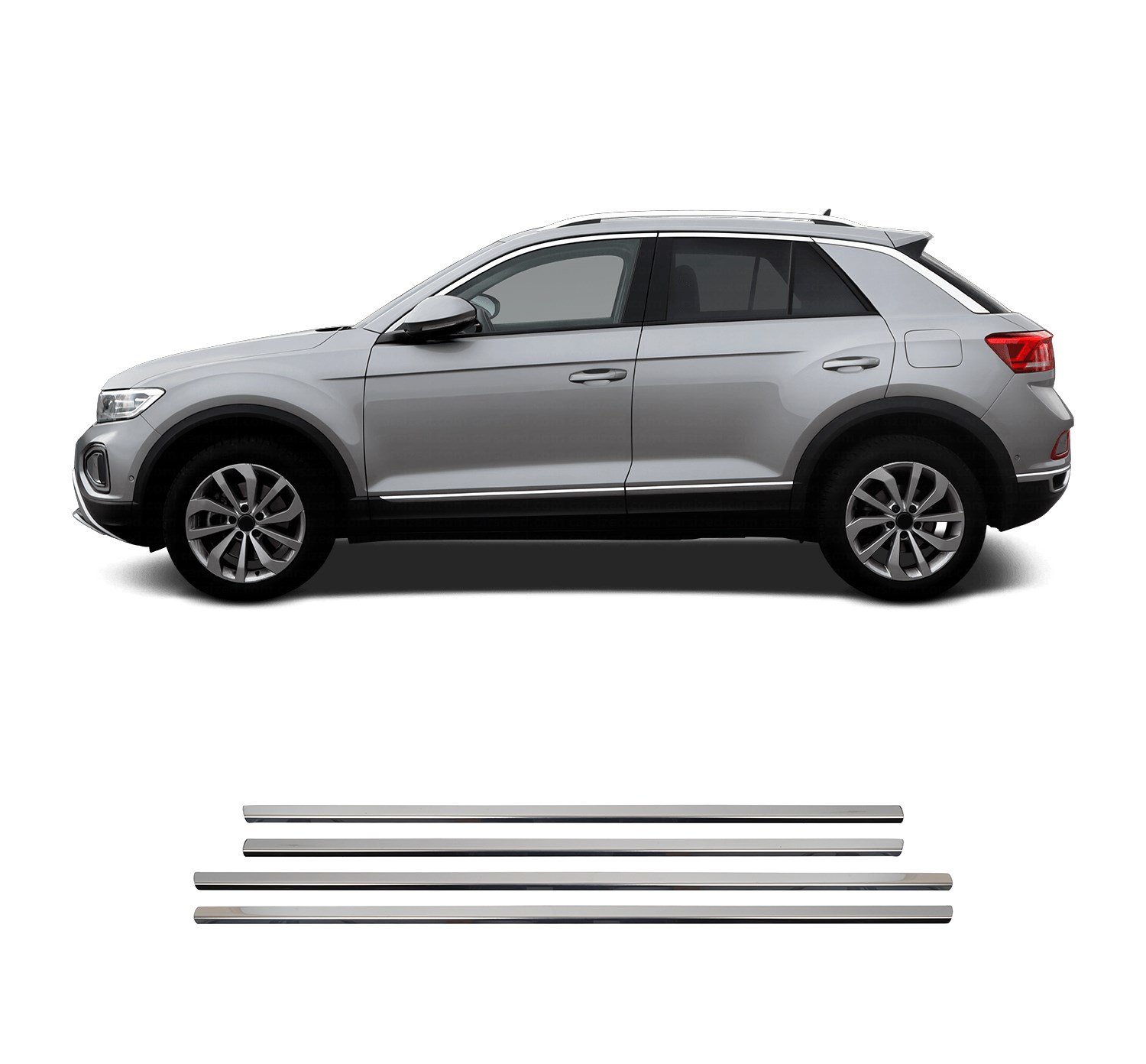 VW T-ROC 2017- CAM ÇITASI 4 PRÇ