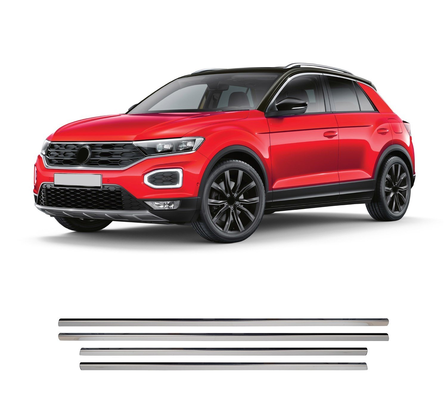 VW T-ROC 2021- CAM ÇITASI 4 PRÇ