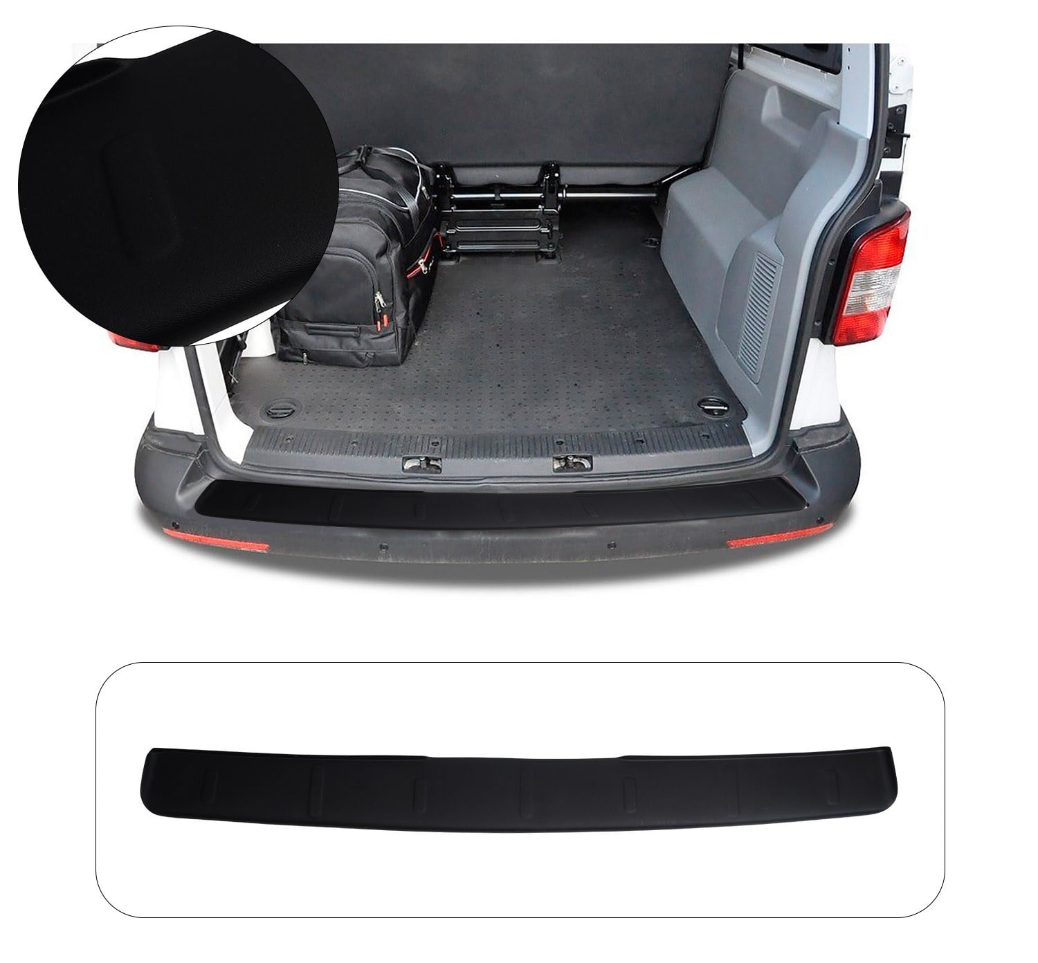 VW T4 ABS GENİŞ ARKA TAMPON ÜSTÜ KORUMA