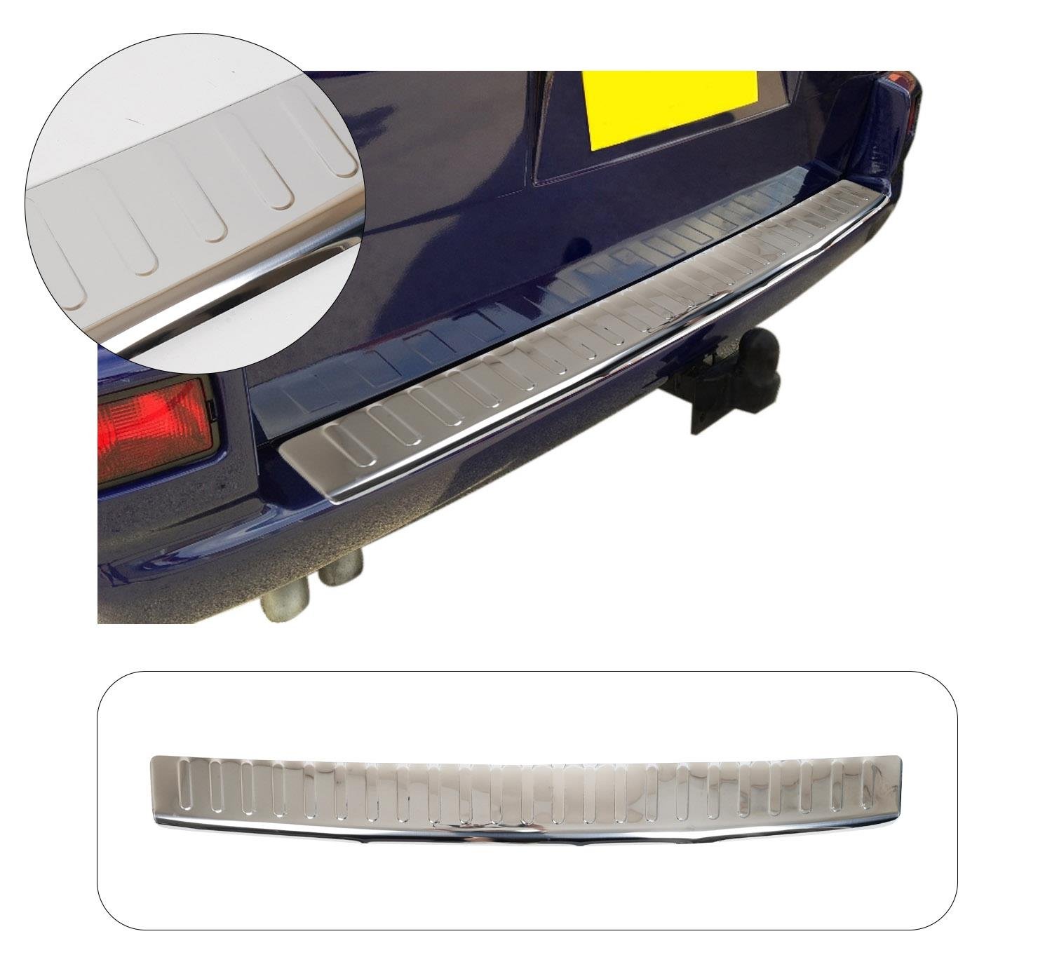 VW T4 CRV MULTIVAN 1995-2003 KROM PARLAK ARKA TAMPON ÜSTÜ KORUMA
