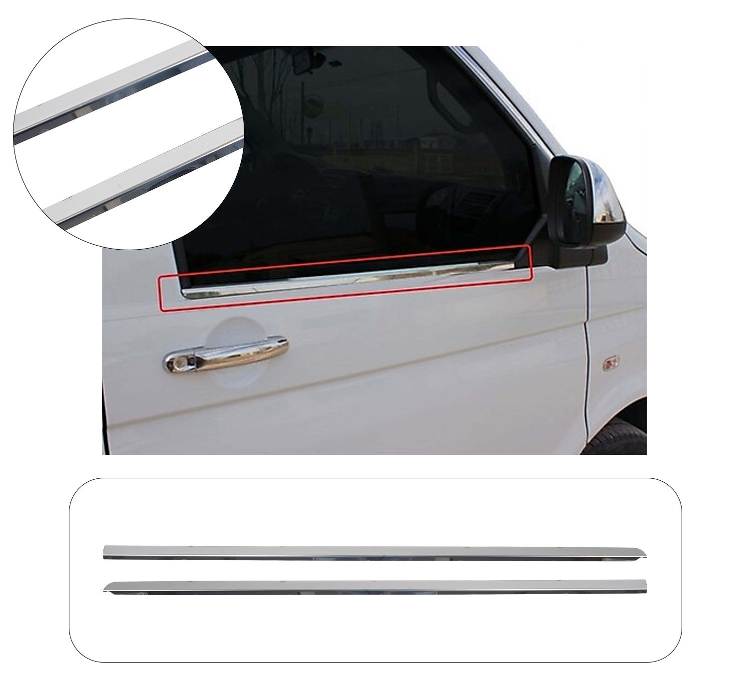 VW T5 CAM ÇITASI 2 PRÇ