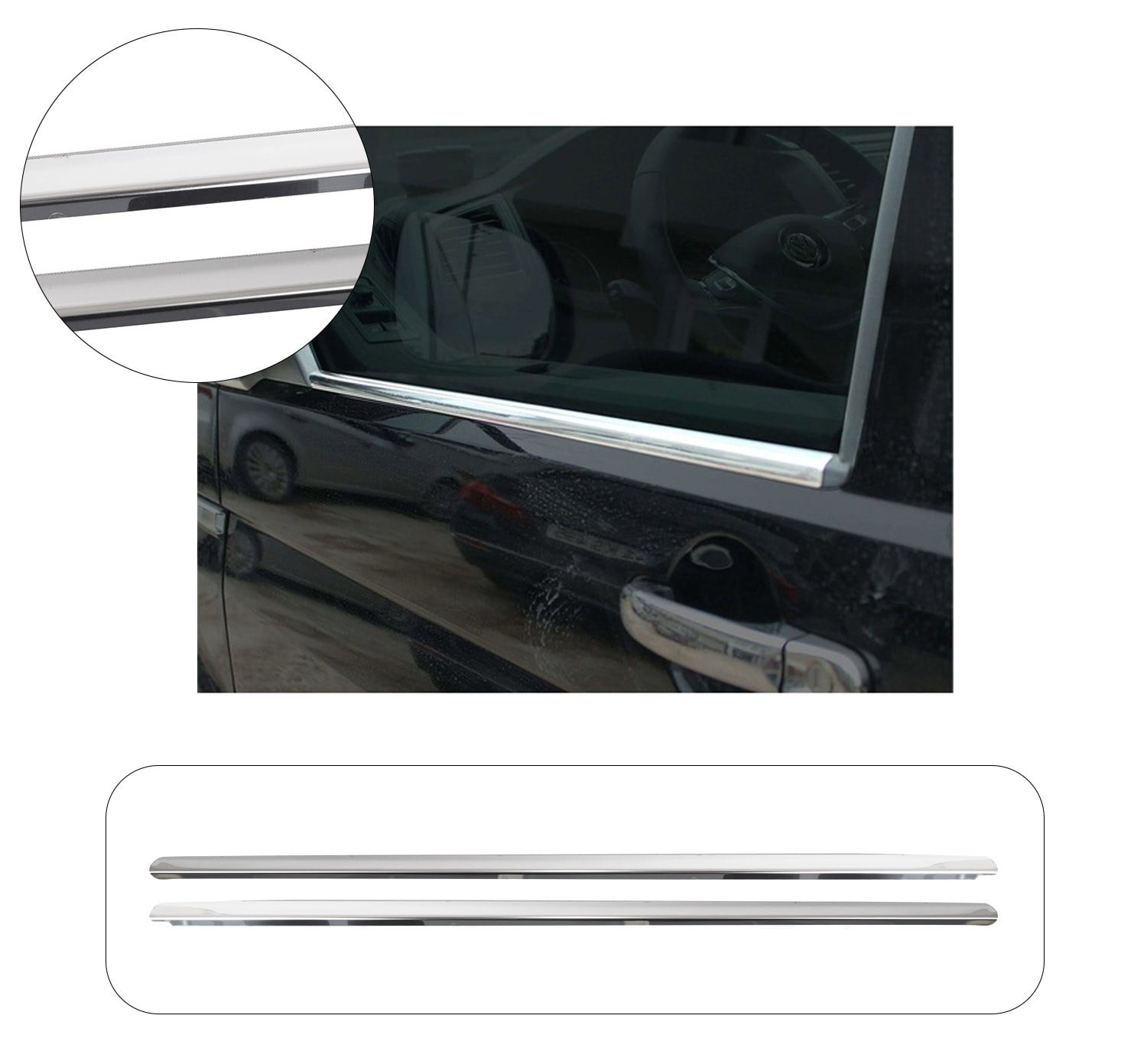 VW T6 2015- CAM ÇITASI 2 PRÇ