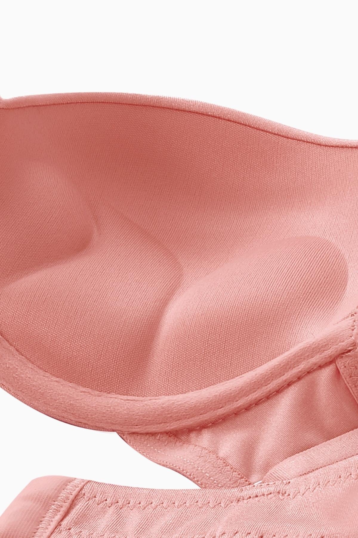 Andes 2527 Gül Kurusu Double Push Up / Ekstra Dolgulu Mikro Basic Sütyen