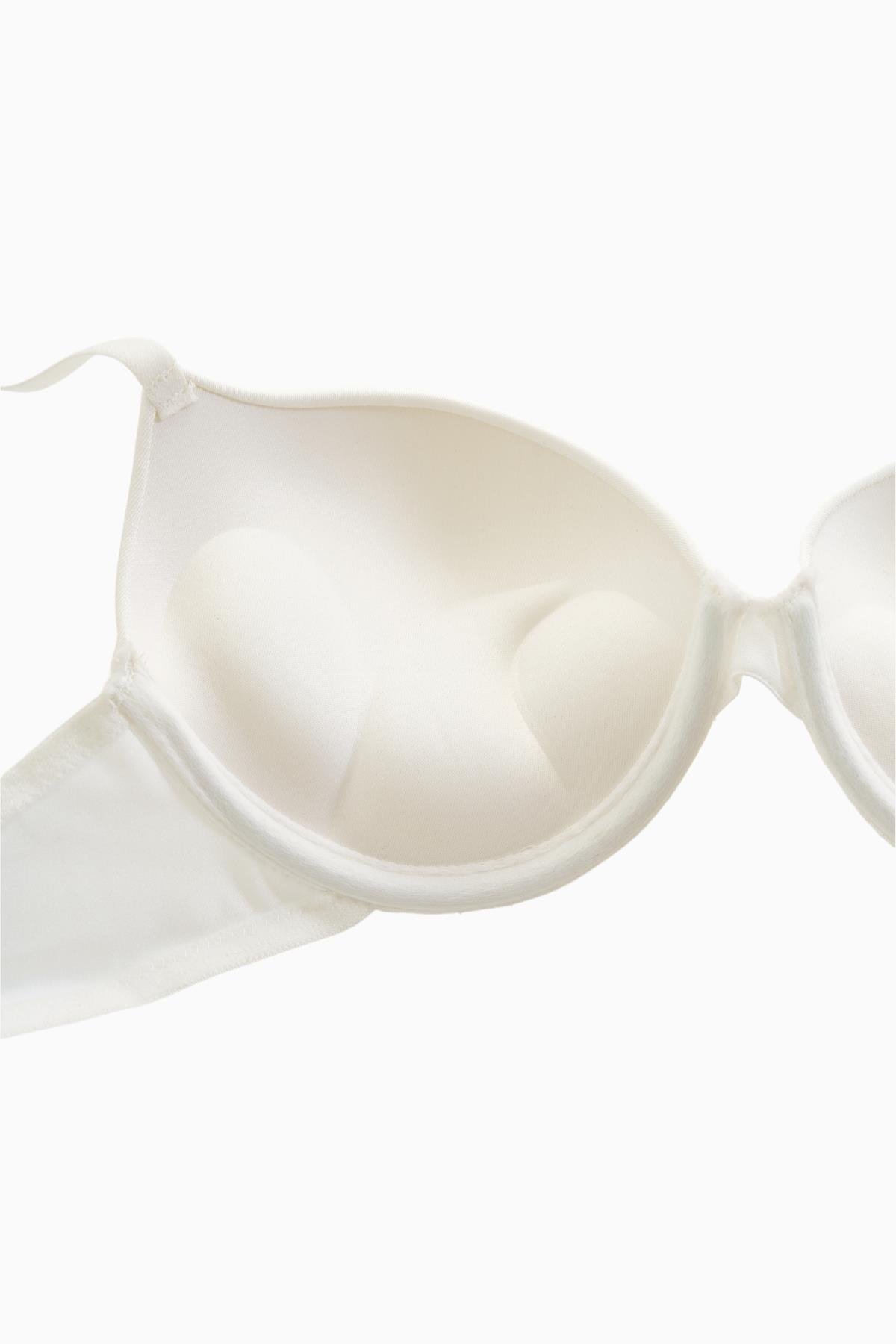 Andes Mikro Sütyen - Double Push Up, Ekstra Dolgulu - Basic - 2527 - Ekru