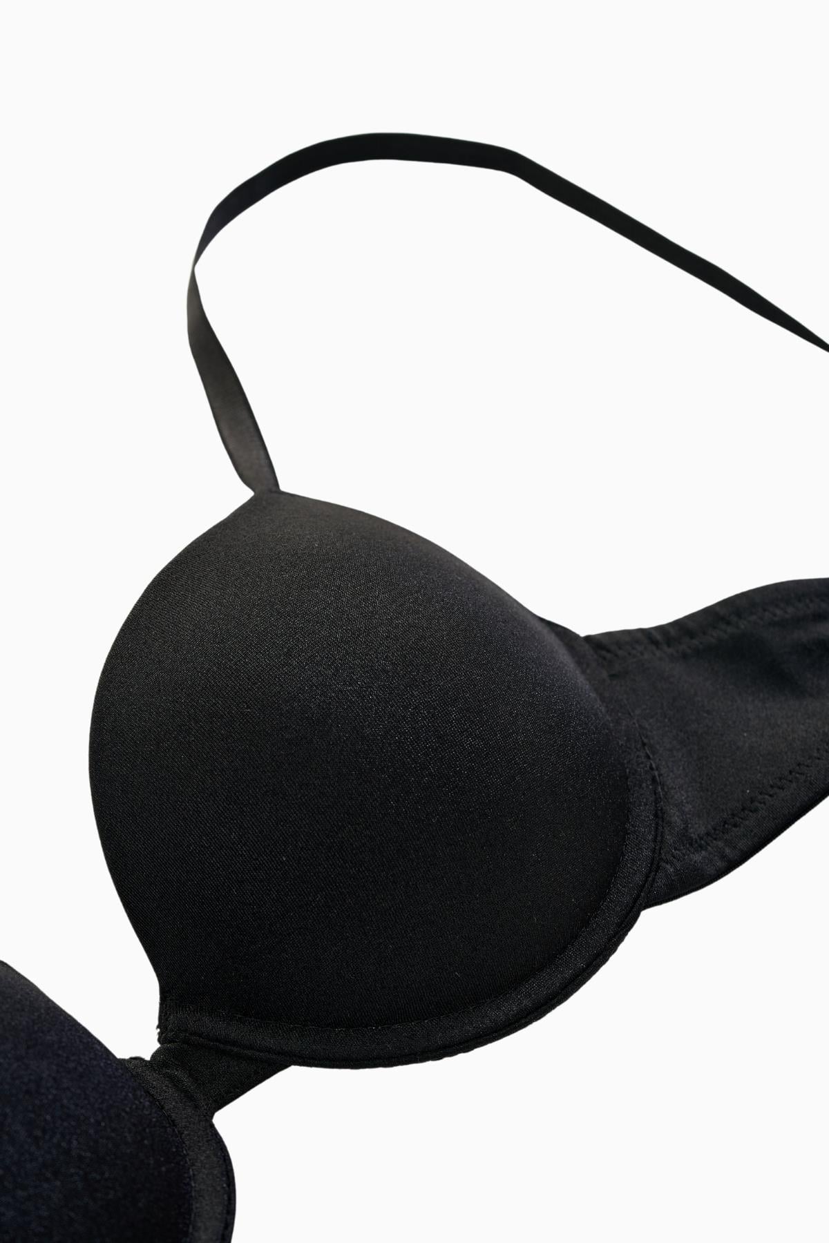 Andes Mikro Sütyen - Double Push Up, Ekstra Dolgulu - Basic - 2527 - Siyah