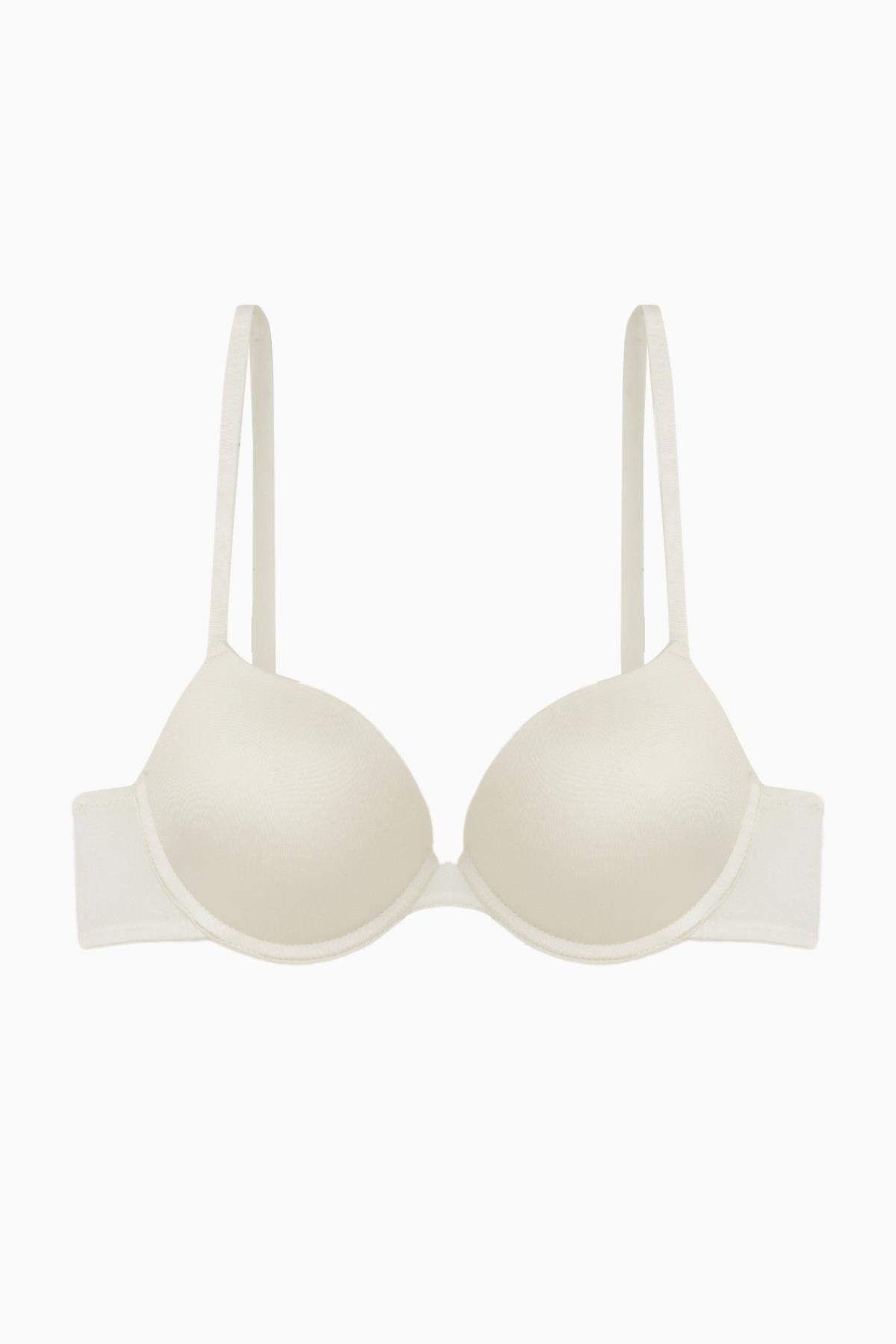 Andes Mikro Sütyen - Double Push Up, Ekstra Dolgulu - Basic - 2527 - Ekru