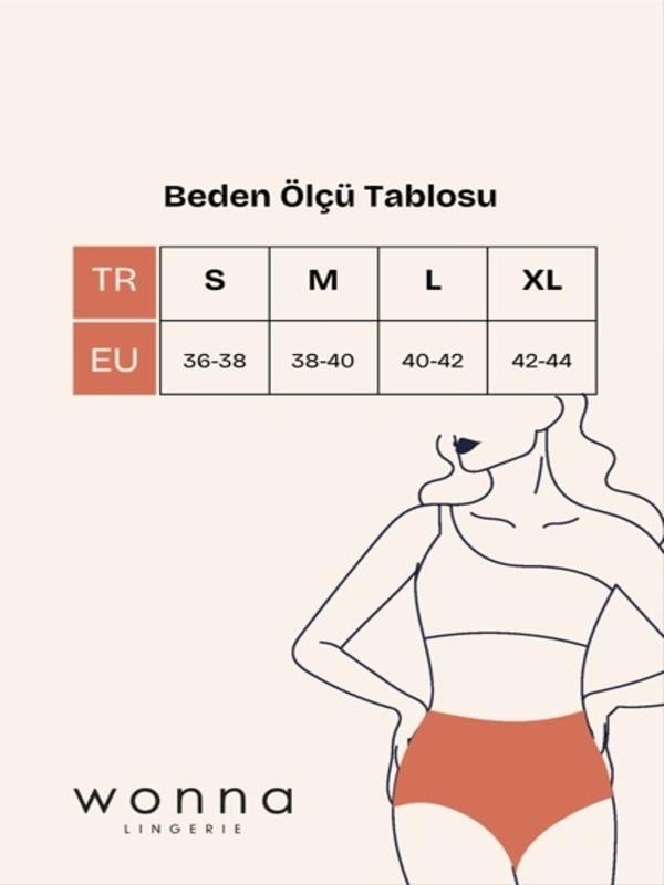 Külot 2565 Tüllü String / Kırmızı