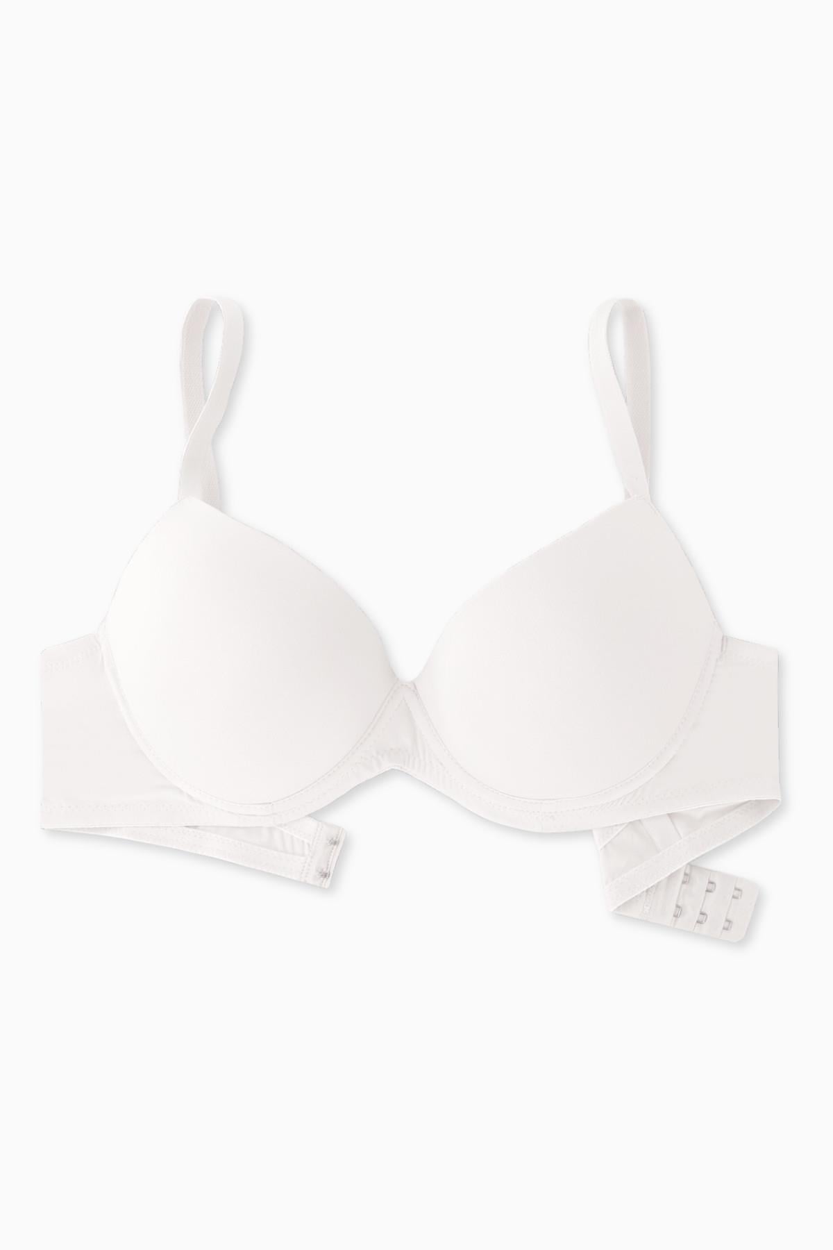 Luna Premium Basic 2222 Ekru Soft Push Up / Yarı Dolgulu Mikro Sütyen