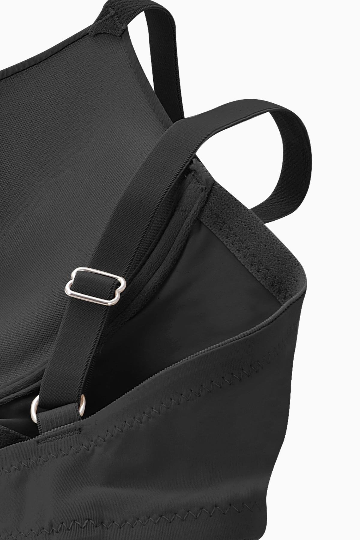 Luna Premium Basic 2222 Siyah Soft Push Up / Yarı Dolgulu Mikro Sütyen