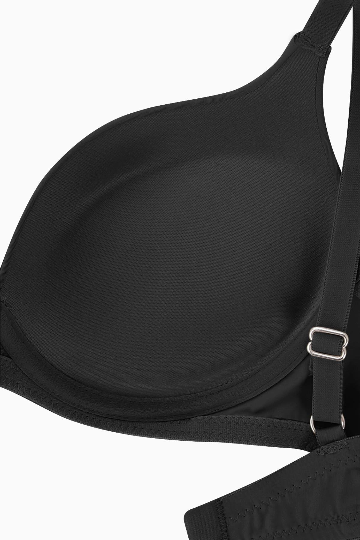 Mia Premium Basic 2223 Siyah Push Up / Dolgulu Mikro Sütyen