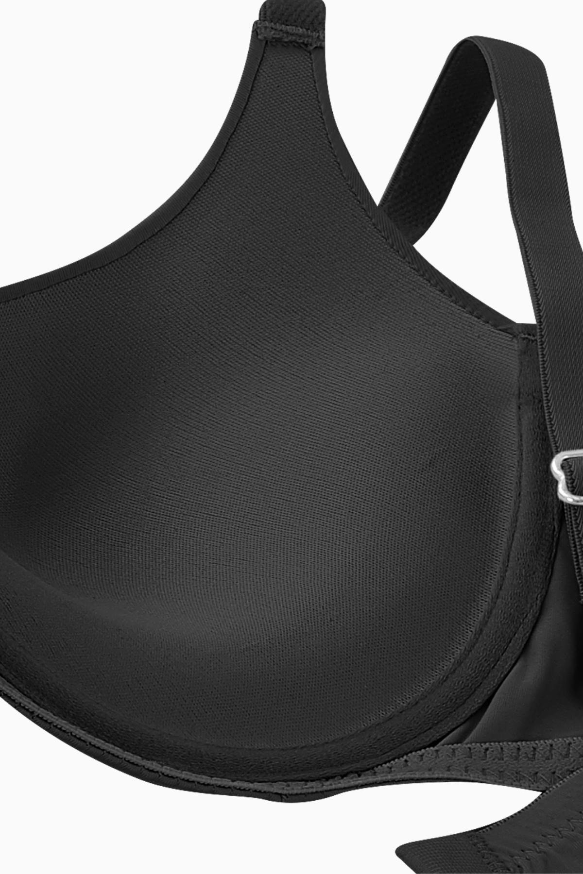 Nora Premium Basic 2224 Siyah Soft Push Up / Yarı Dolgulu Mikro Sütyen